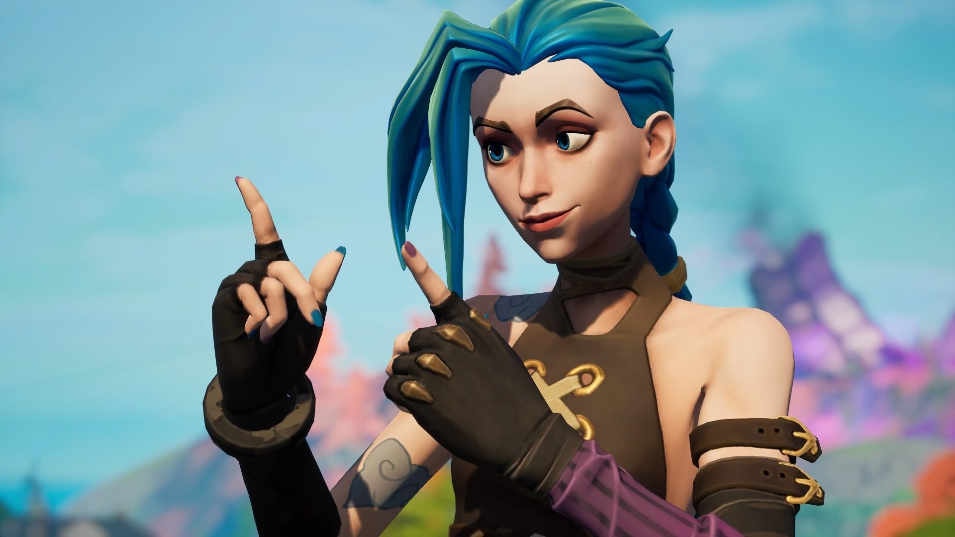 Arcane Jinx Fortnite Wallpapers Wallpaper Cave