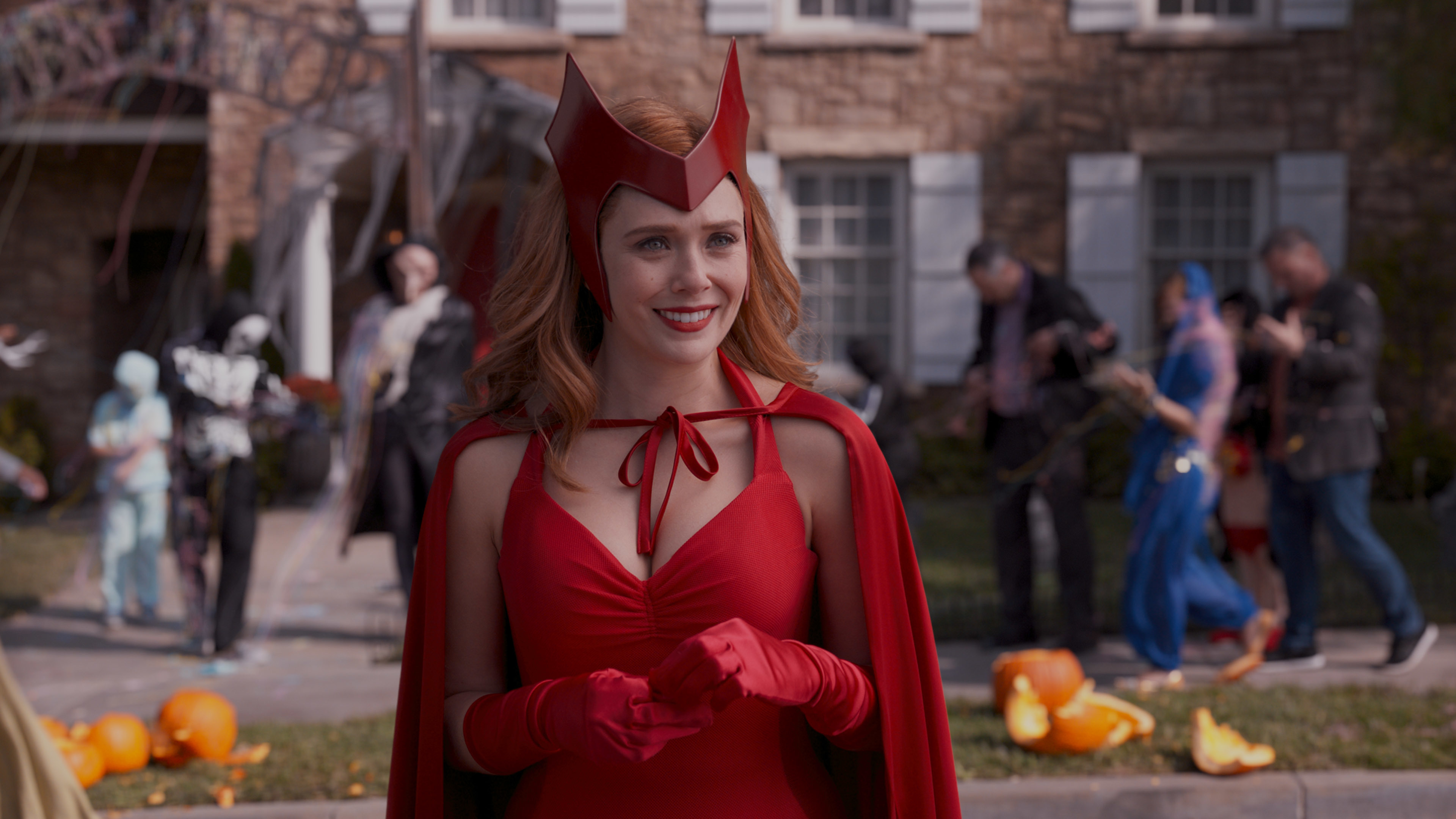 Wanda Maximoff 2021 Red Costume, HD Tv Shows, 4k Wallpaper, Image, Background, Photo and Picture