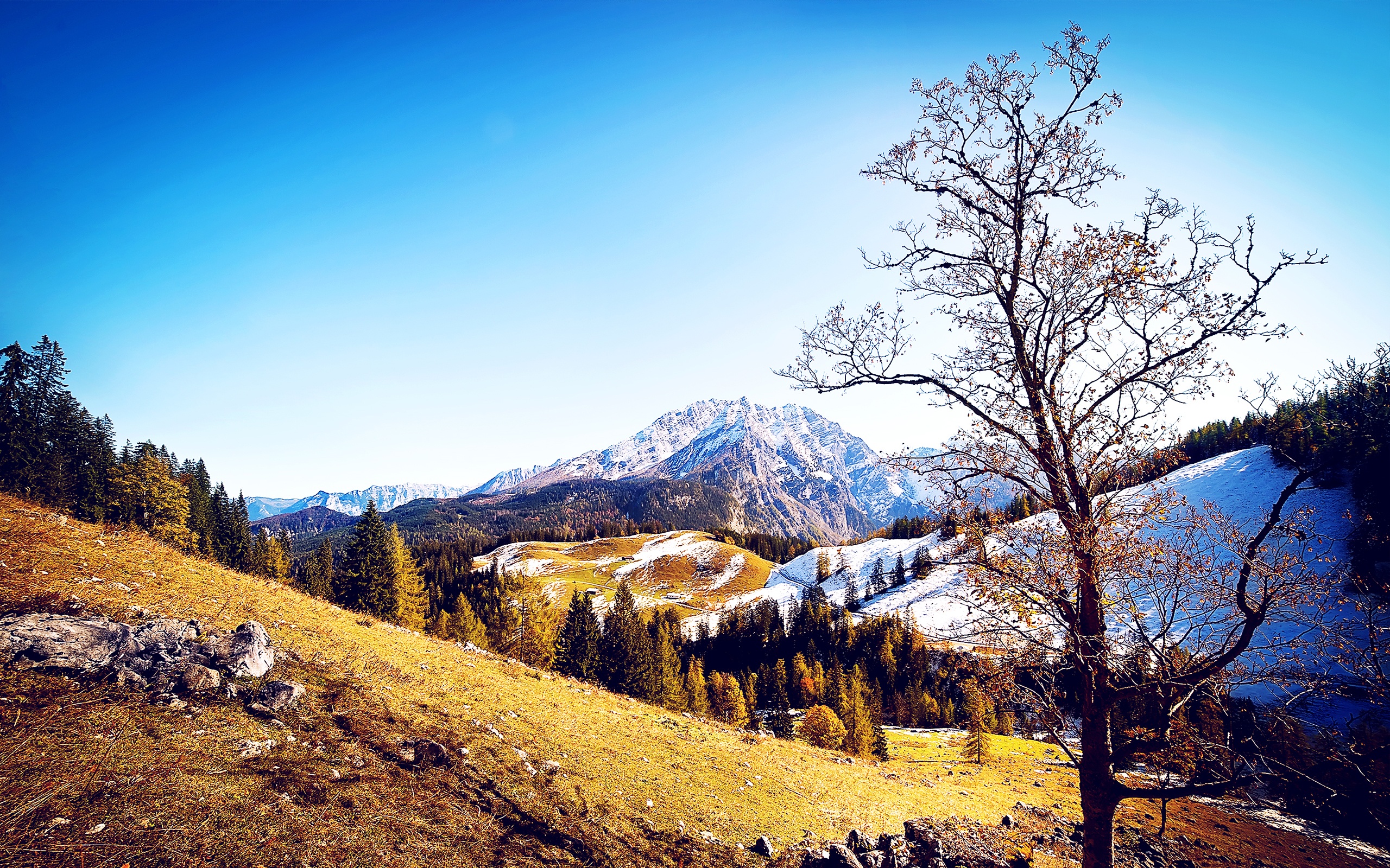 Autumn Mountains Wallpaper in jpg format for free download