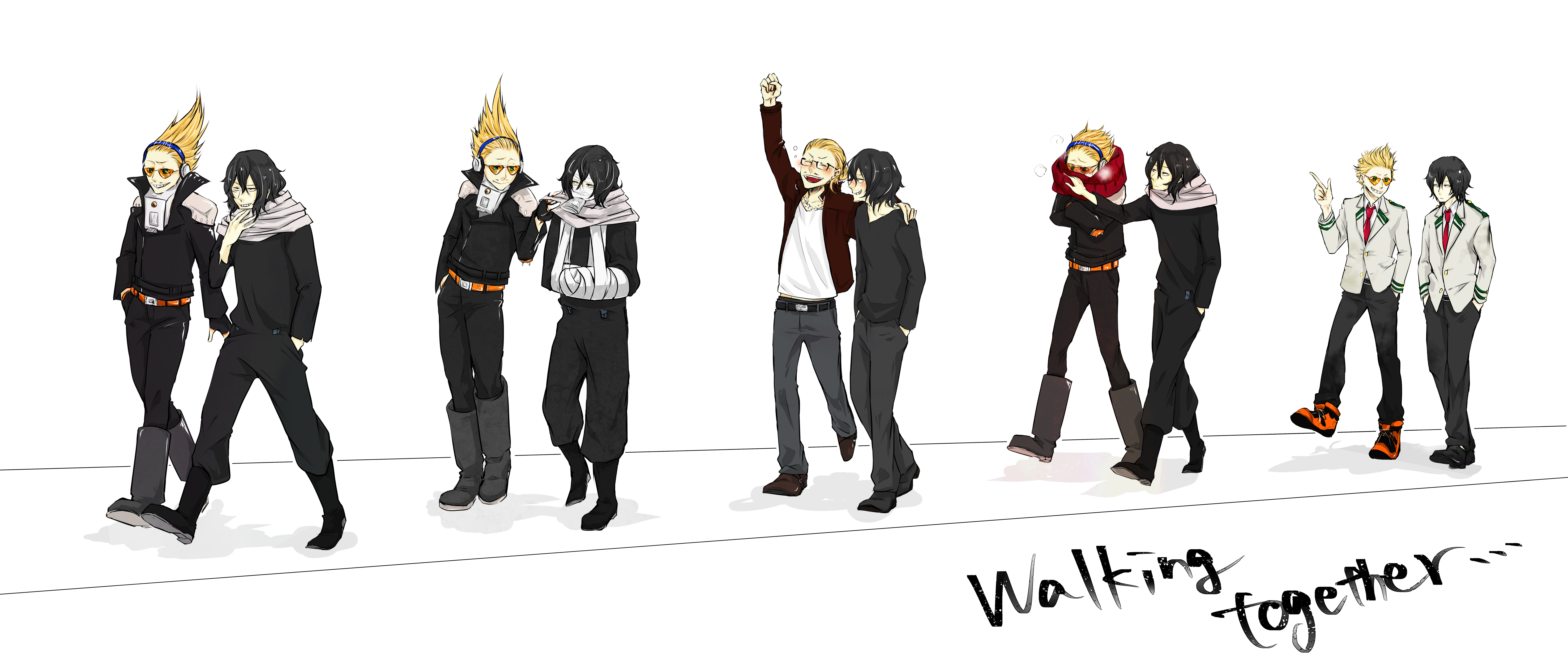 5905x2480 Shouta Aizawa, Present Mic (Boku No Hero Academia) wallpaper. Mocah HD Wallpaper