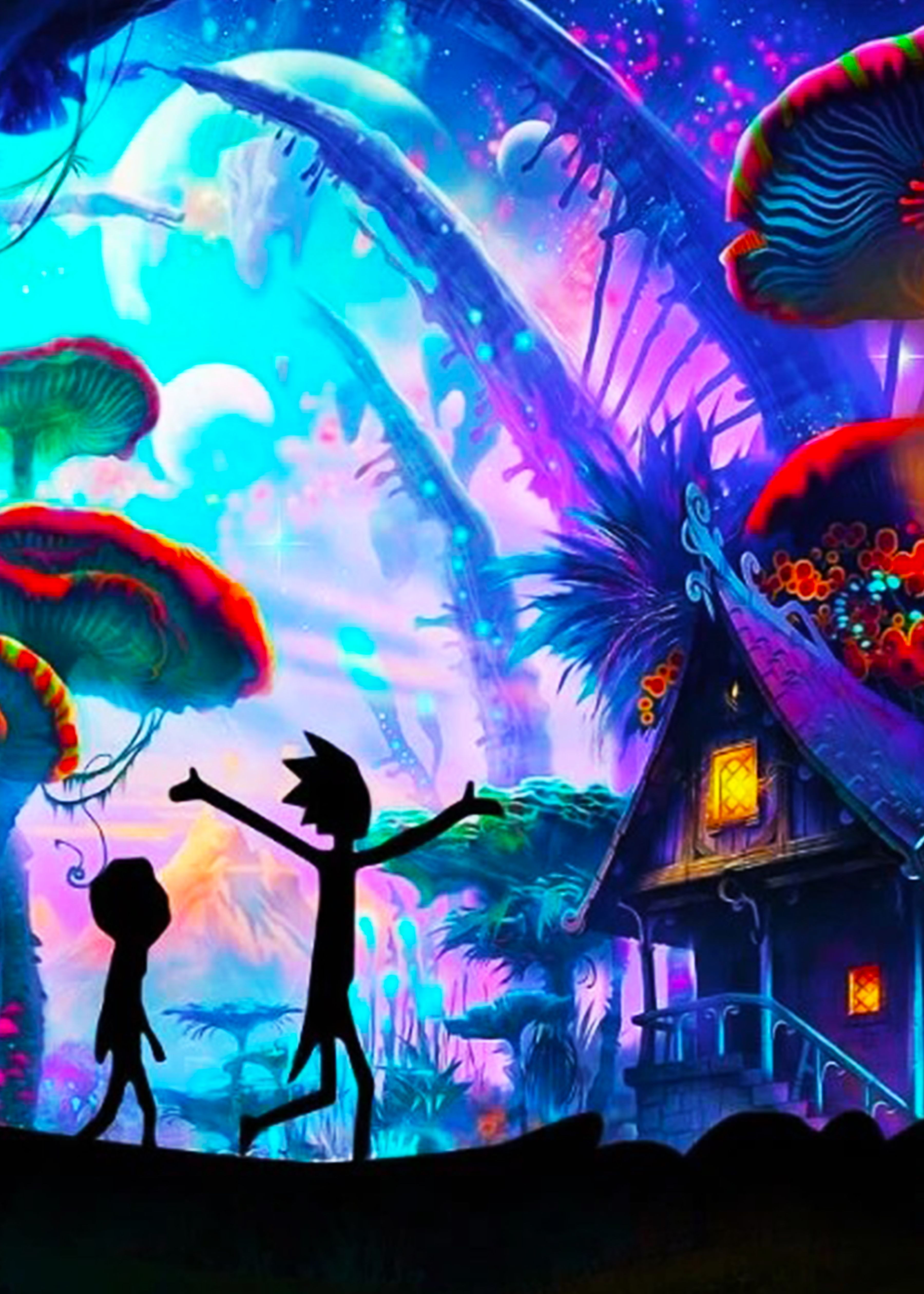 Rick and Morty World. Rick and morty drawing, Rick and morty tattoo, Rick and morty image