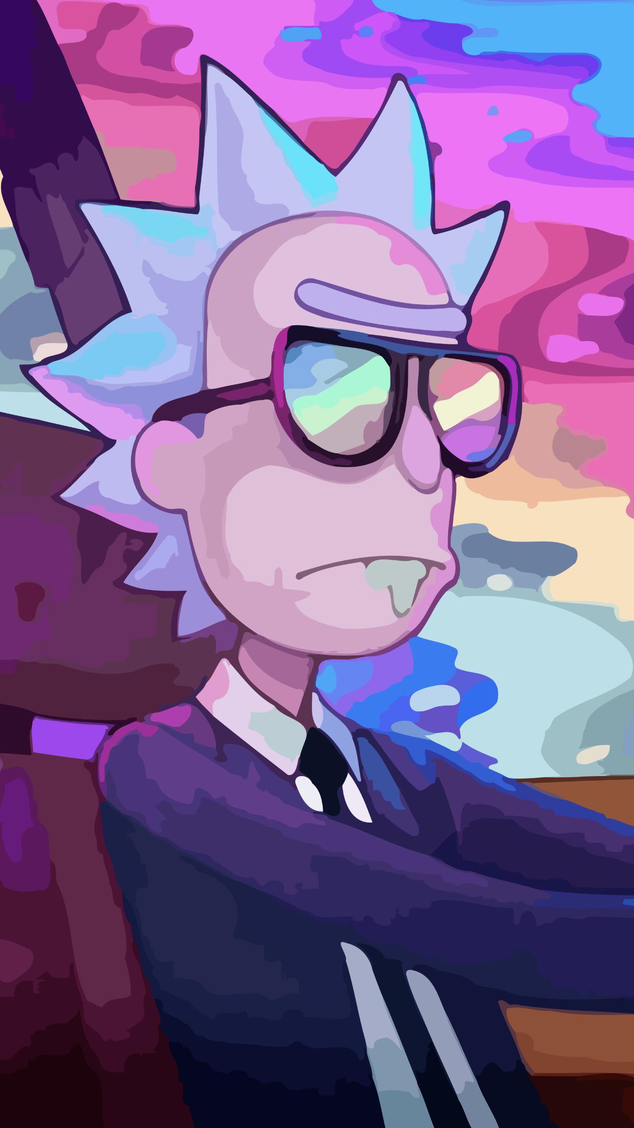 Here is a nice “TRIPPY RICK” wallpaper for mobile phones. Enjoy!: rickandmorty