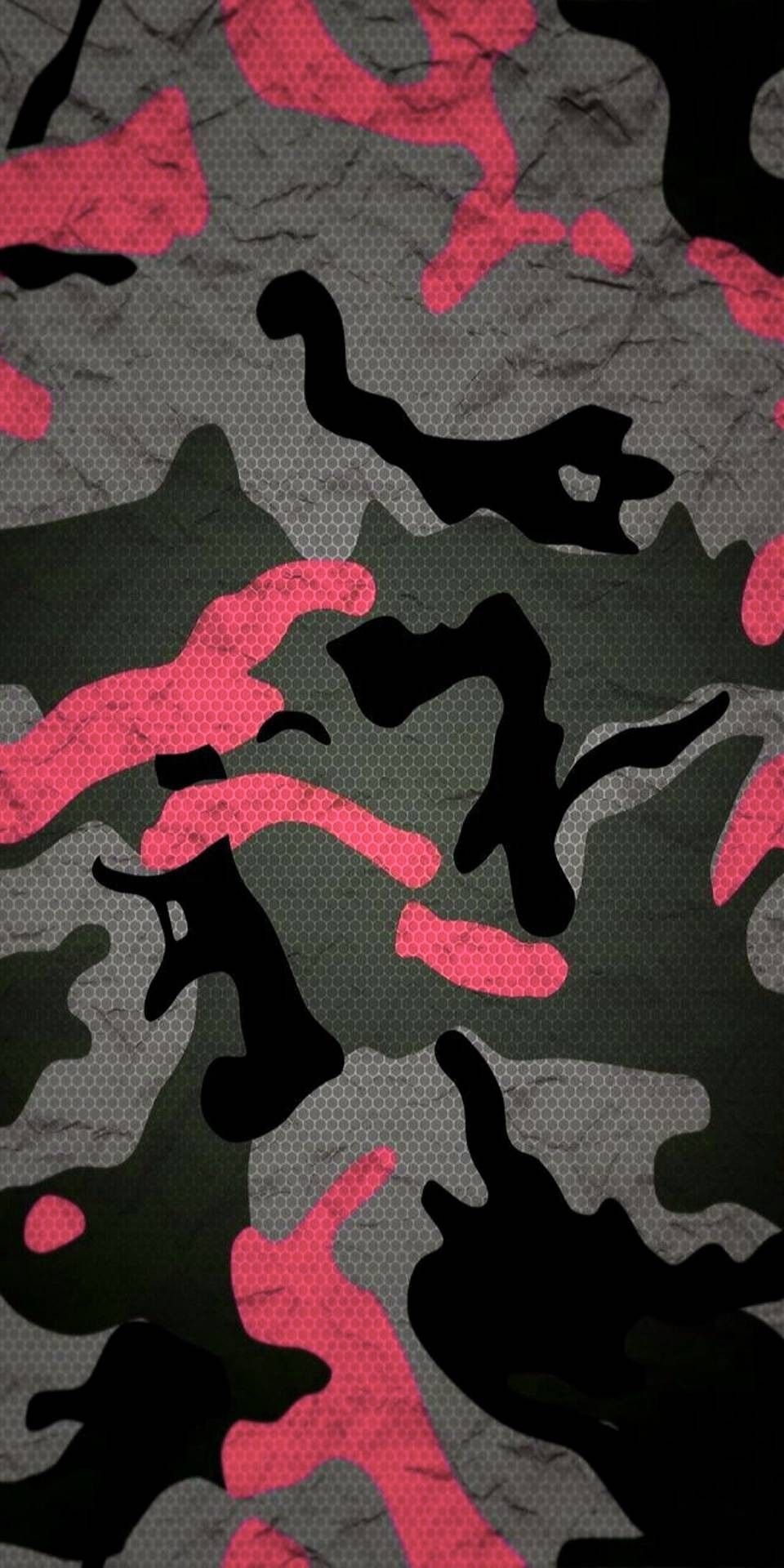 Pink Camouflage Wallpaper Android Free HD Wallpaper