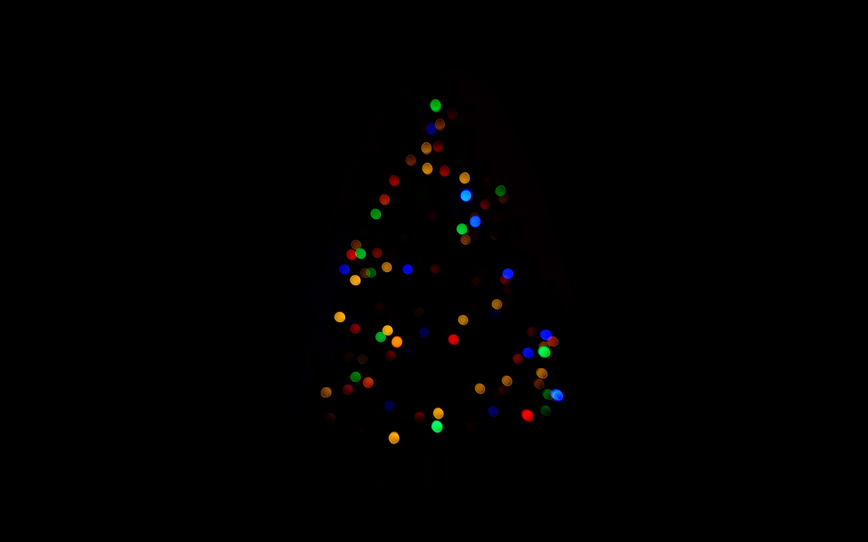 Christmas Tree Minimalism Dark 4k Macbook Pro Retina HD 4k Wallpaper, Image, Background, Photo and Picture