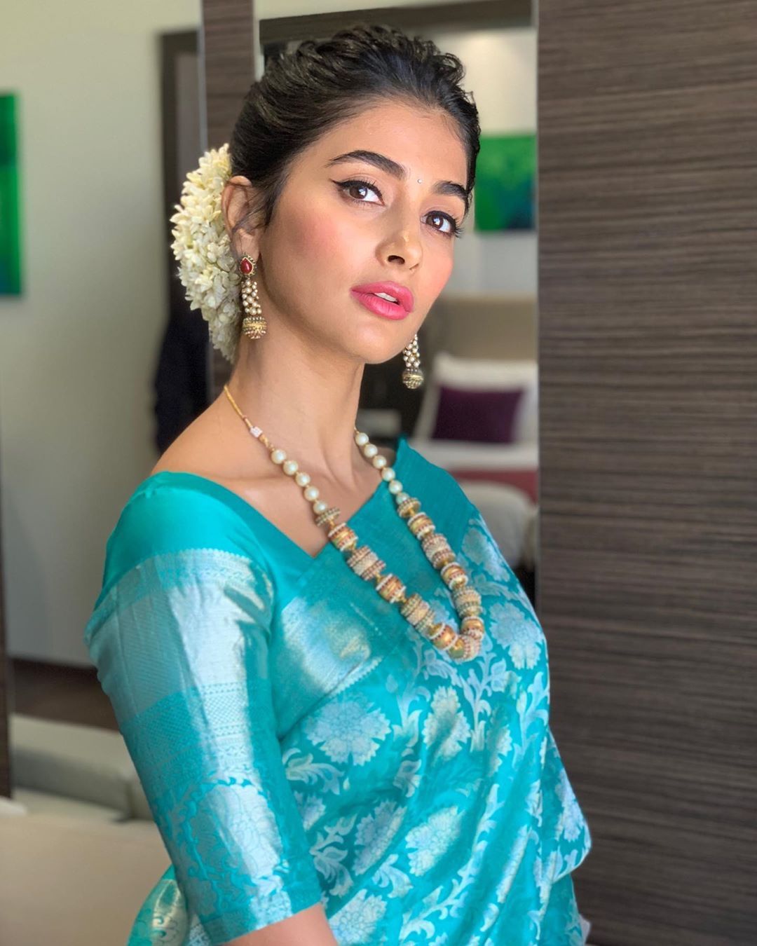 PHOTOS Every time Mohenjo Daro actress Pooja Hegde embraced her inner ethnic goddess in beautiful sarees