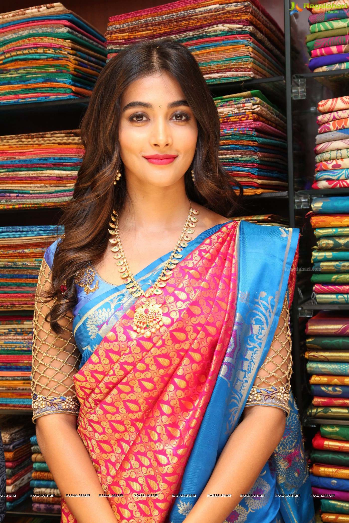 Tollywood HQ Hegde Pattu Saree Photo