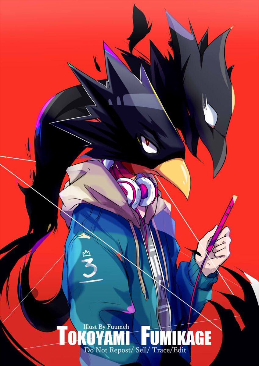 Fumikage Tokoyami Birthday Wallpaper