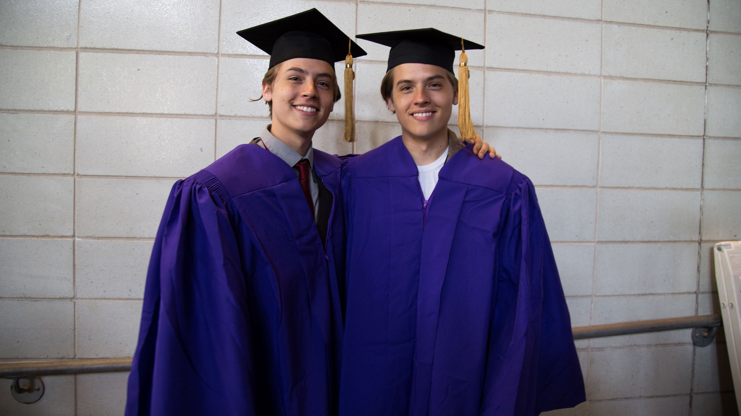 Dylan and Cole Sprouse Graduation Interview