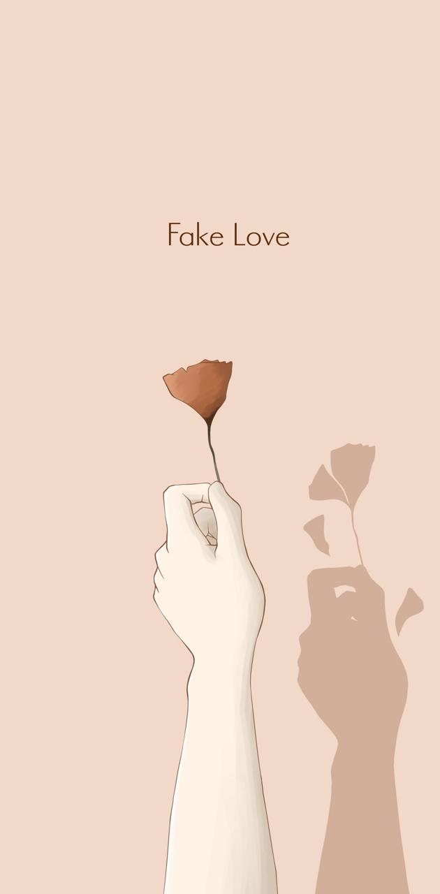 Fake Love BTS Flower wallpaper