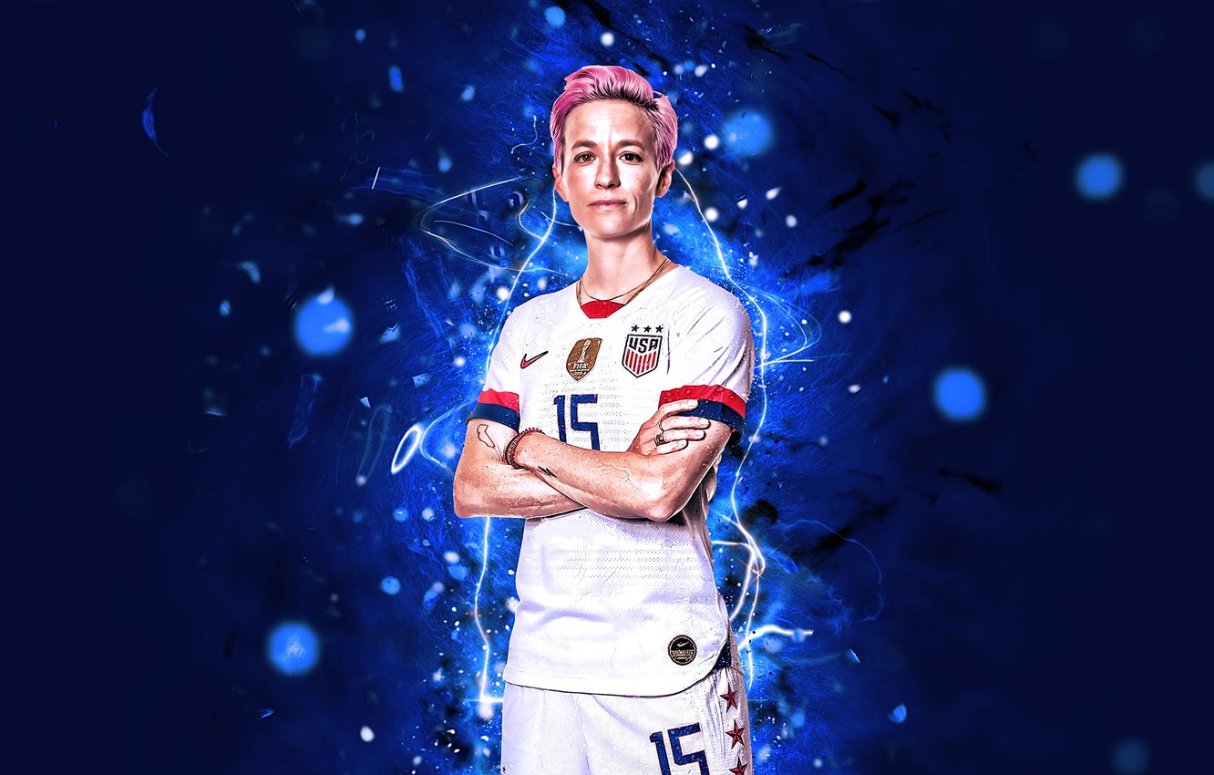 Wallpaper USA, United States, Nike, Sport, Soccer, American, White Uniform, Rapinoe, Megan Rapinoe image for desktop, section спорт
