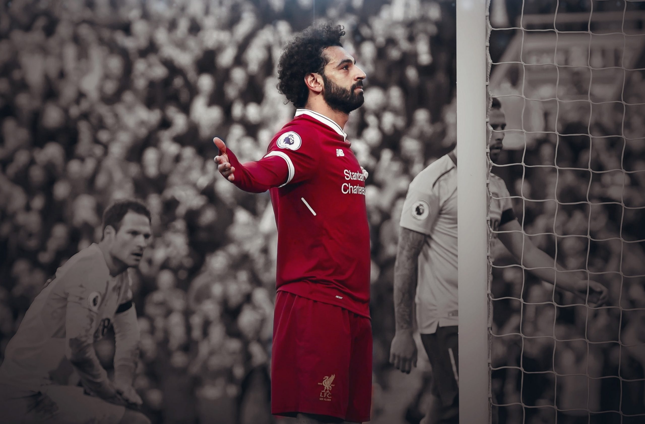 Mohamed Salah Wallpaper, Men's Red Soccer Jersey, Sports, Football