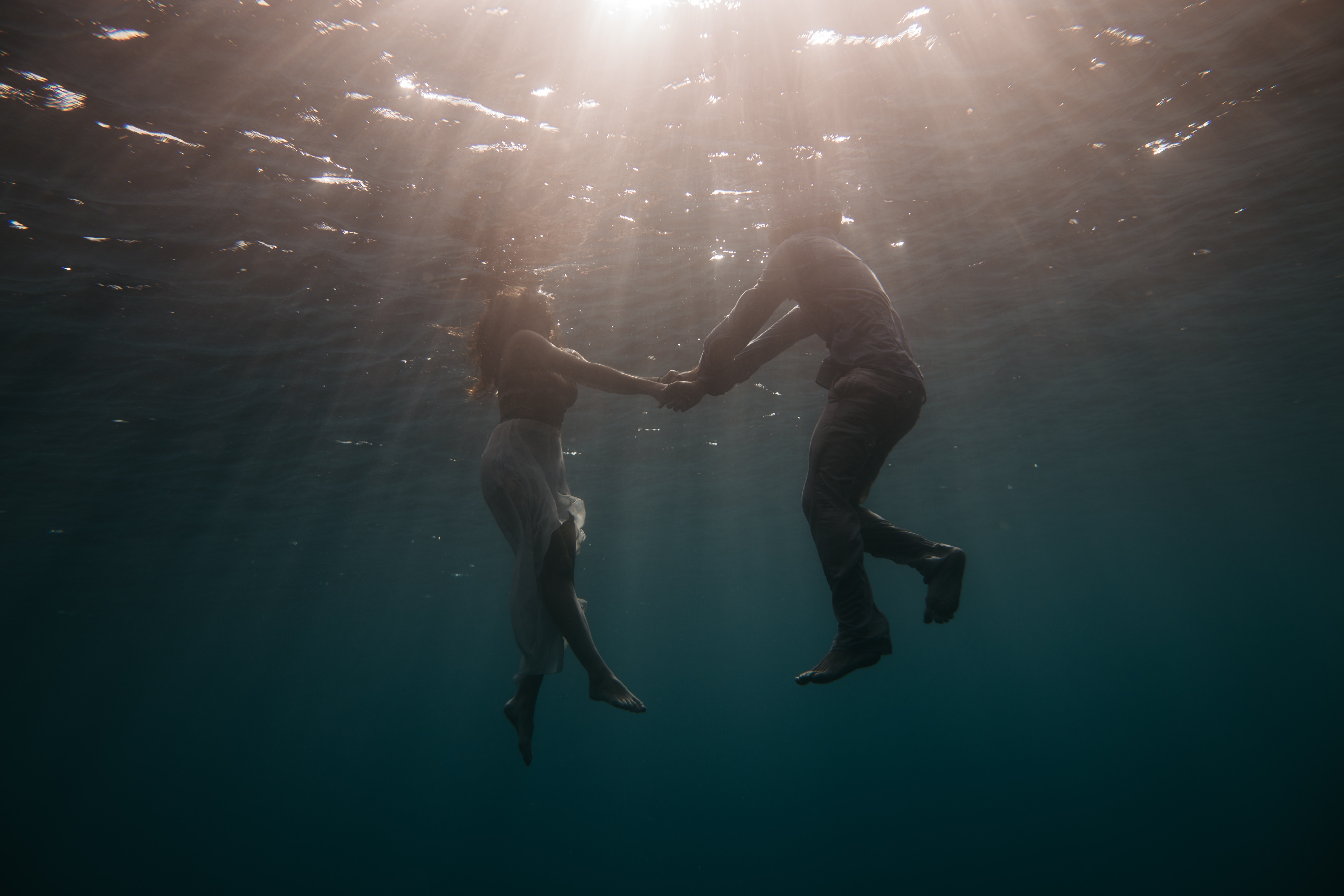 5279x3519 #love, #lover, #water, #sea, #elopment, #holding hands, #Free picture, #person, #sunlight, #swimmer, #aquashot, #female, #ocean, #underwater, #swimming pool, #together, #engagement, #couple, #male, # swimming. Mocah HD Wallpaper
