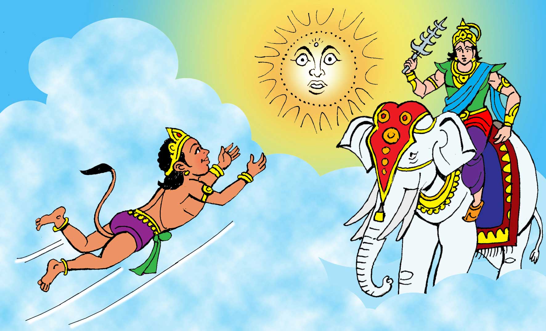 When Hanuman wanted the sun