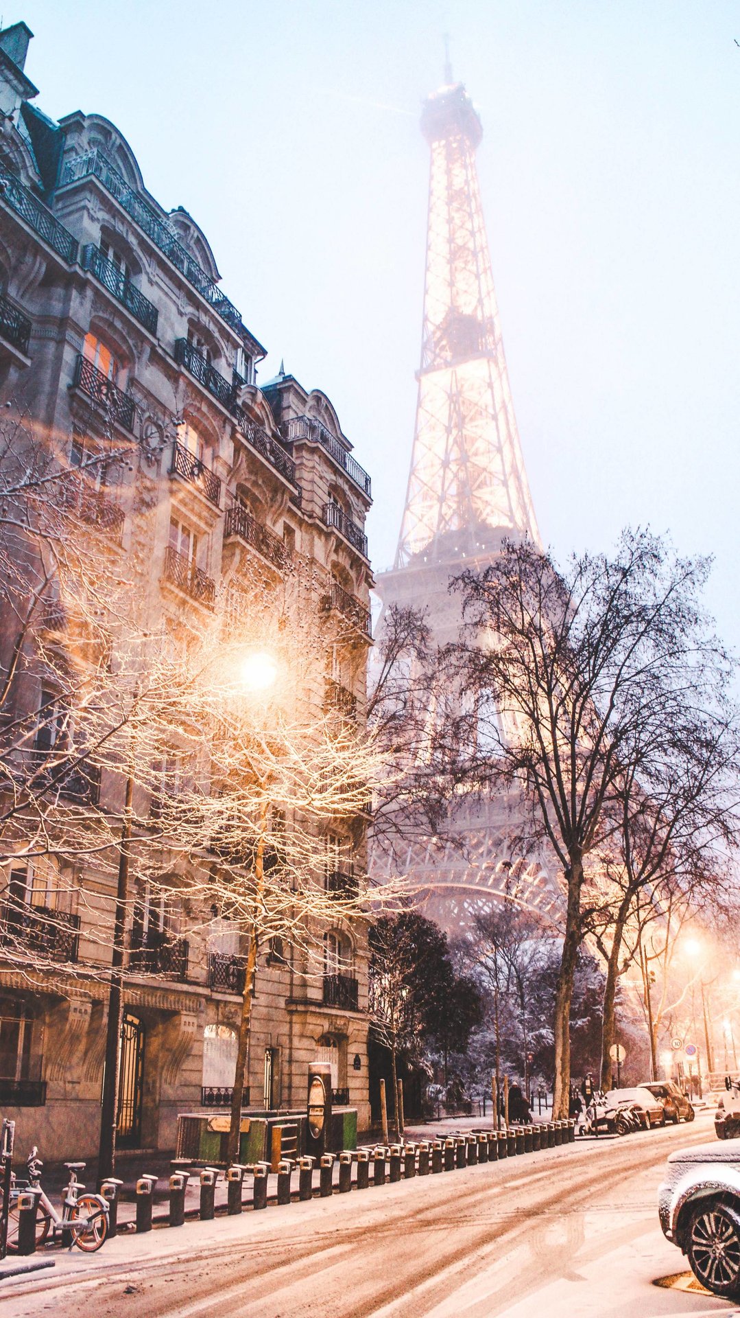 Paris in winter