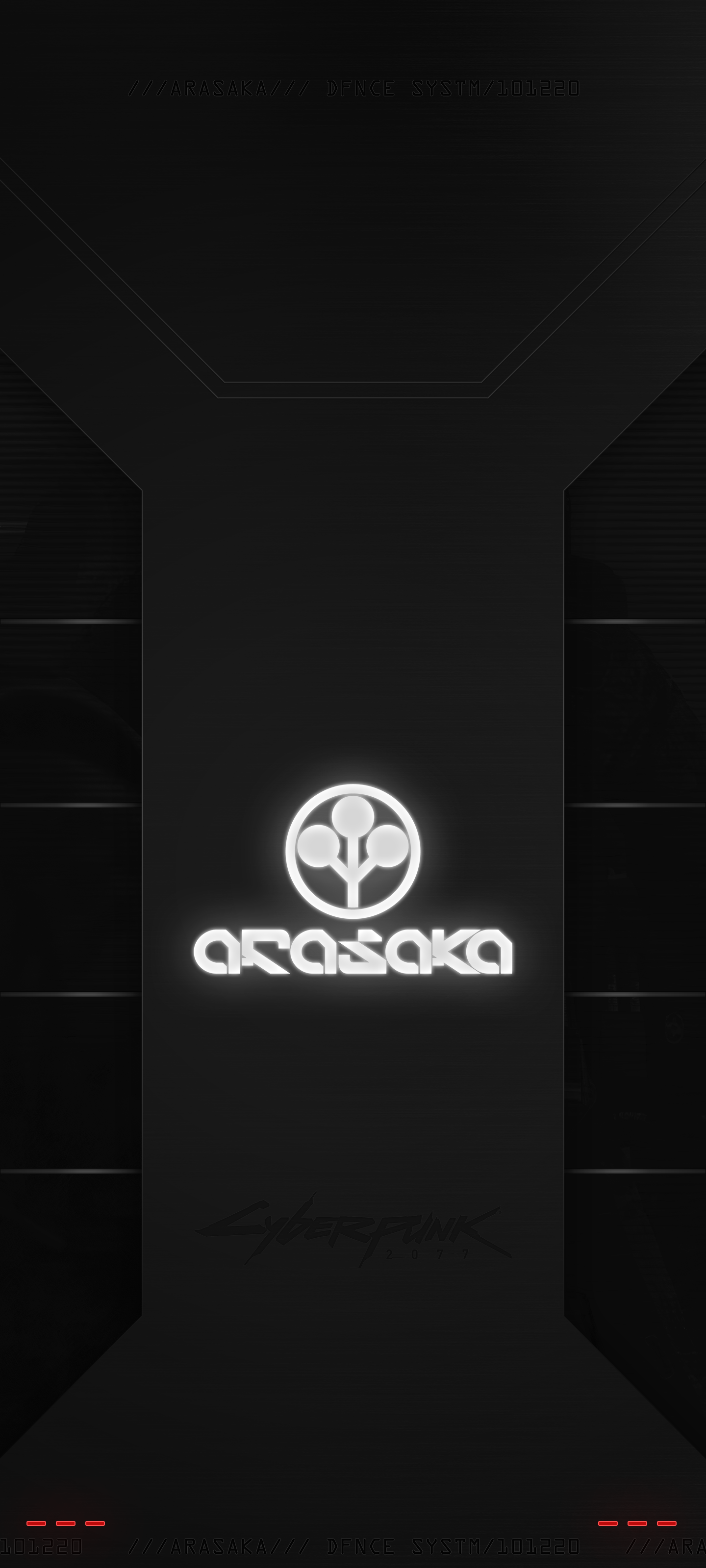 Custom Arasaka wallpaper and lock screen for Samsung S(FIX +no puch hole wallpaper): cyberpunkgame