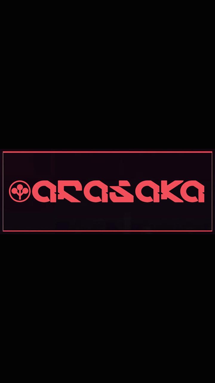Simple Arasaka logo phone background: cyberpunkgame