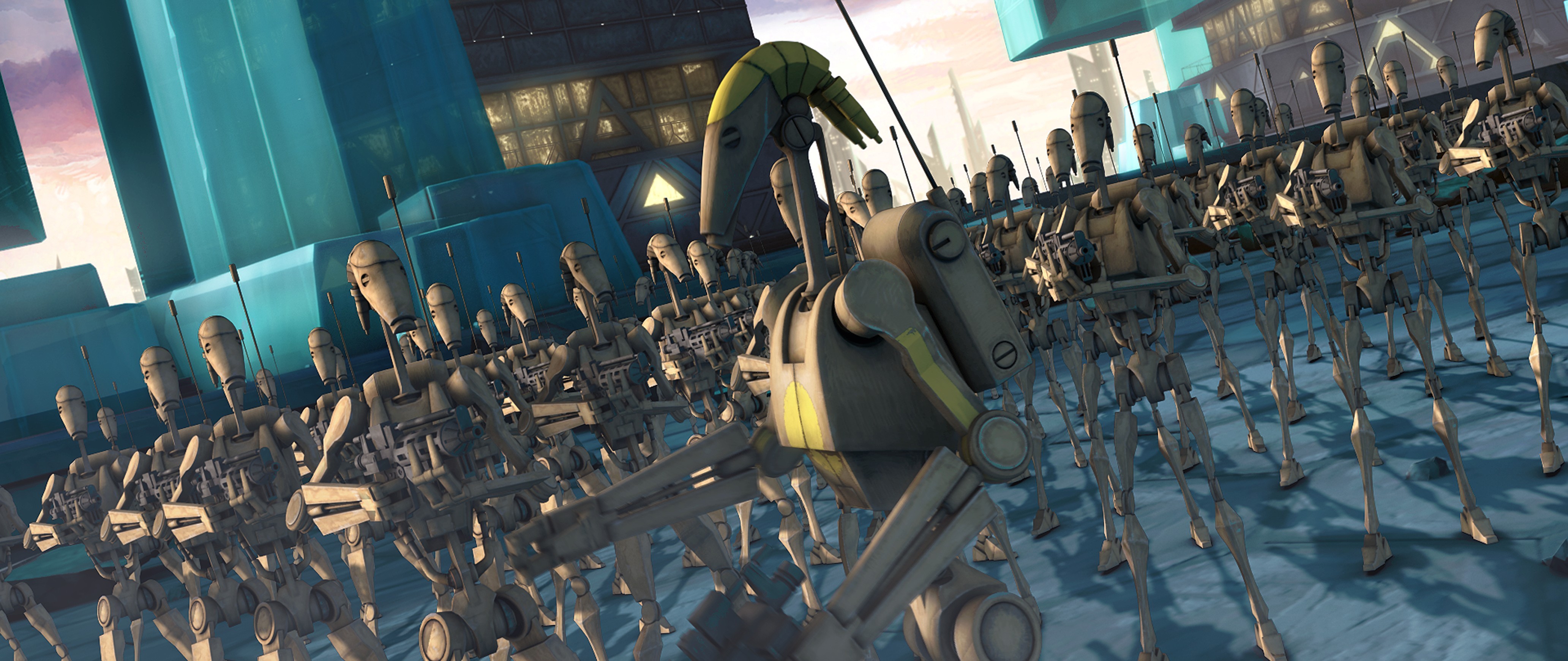 Free download Battle Droids In An Action packed Scene From Star Wars The Clone Wars [4129x1740] for your Desktop, Mobile & Tablet. Explore Star Wars Droid Wallpaper