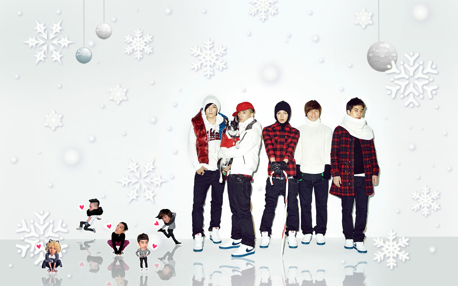Big Bang NII Christmas Wallpaper