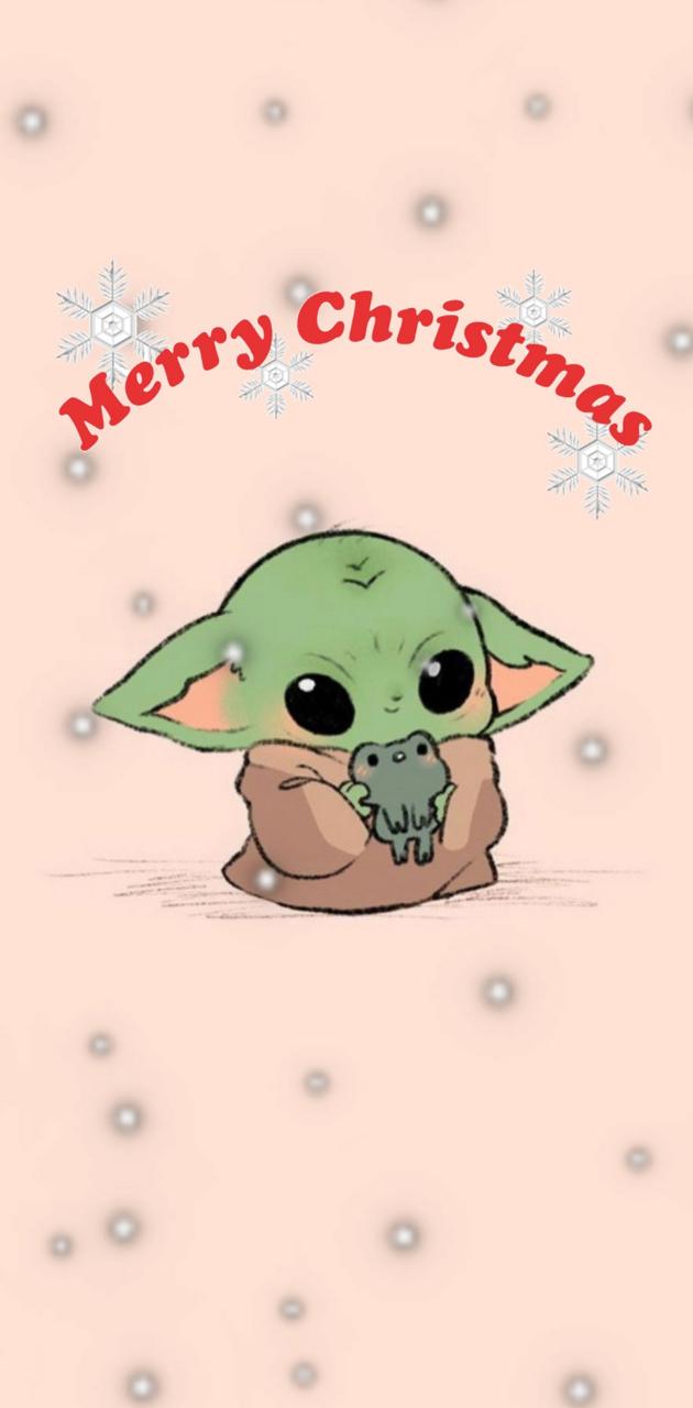 Baby Yoda Christmas wallpaper