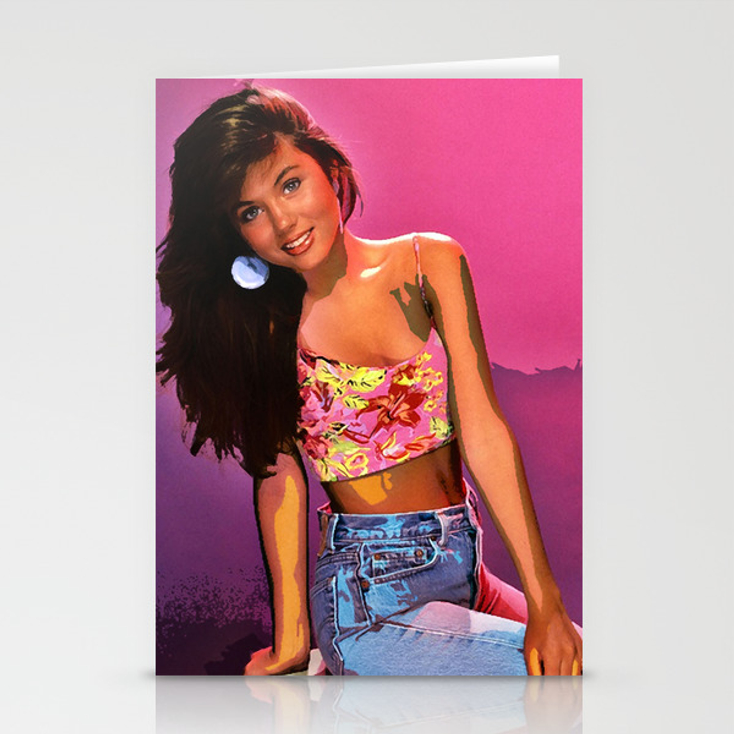 Kelly Kapowski Stationery Cards by Christine DeLong Creative Studio