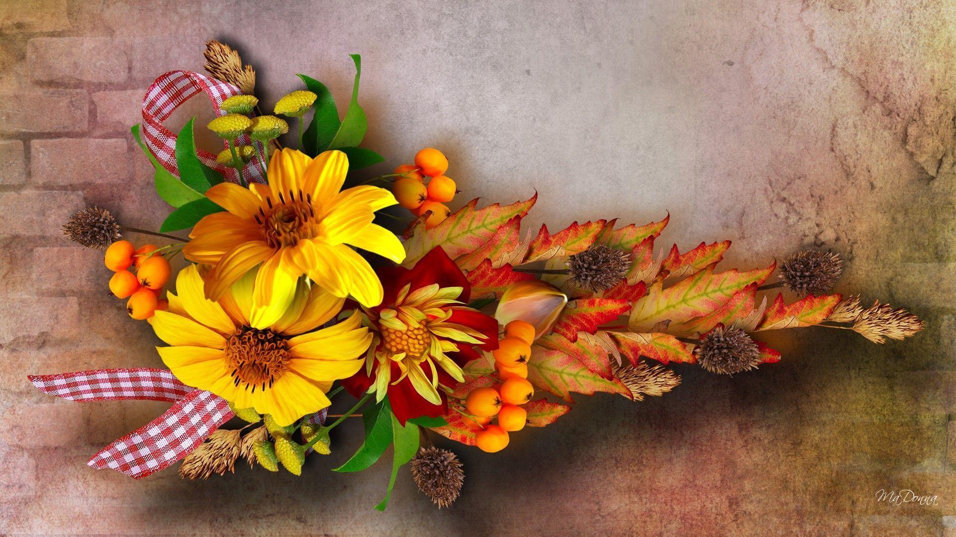 Fall Bouquet Wallpaper, HD Fall Bouquet Background on WallpaperBat