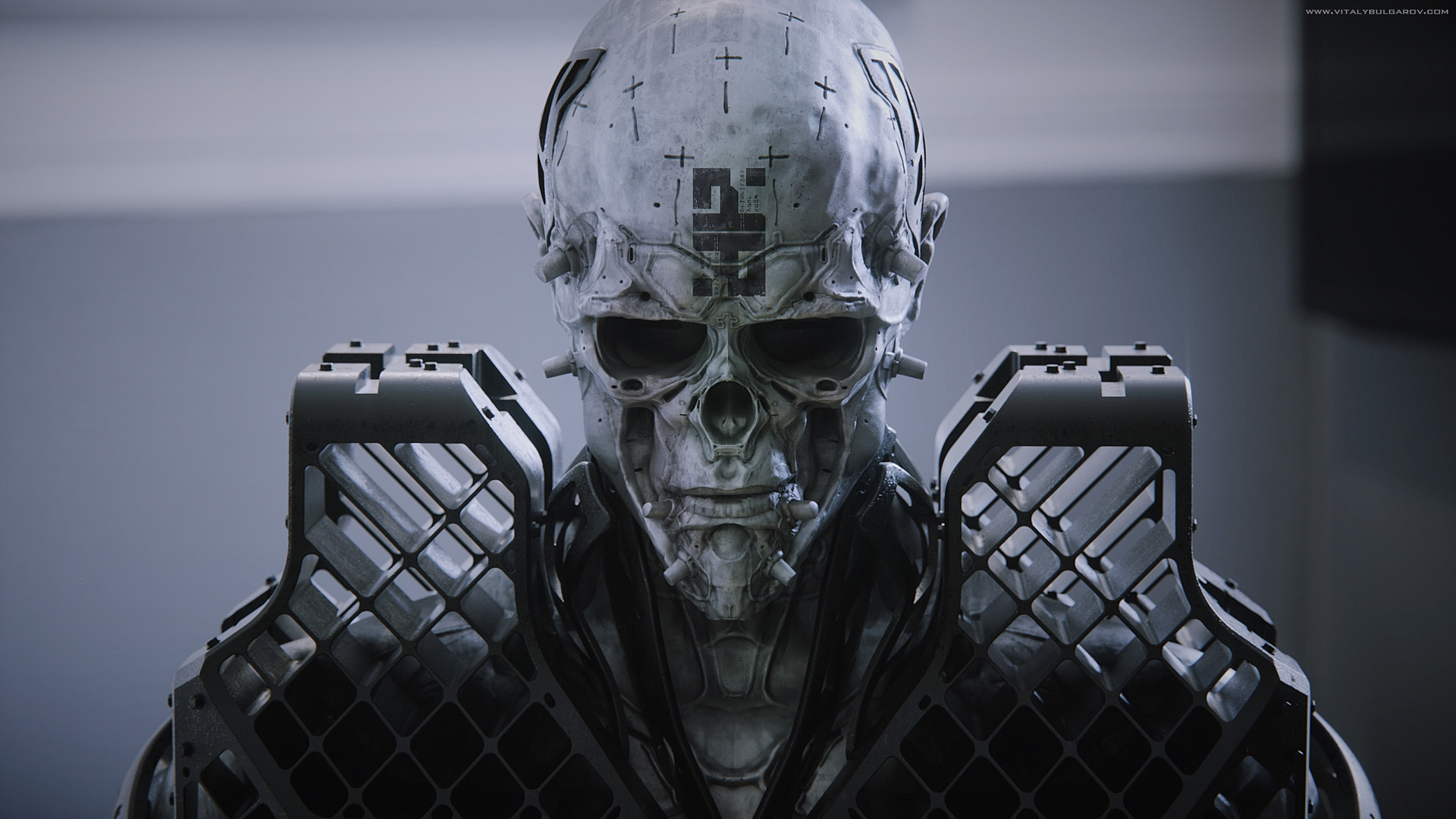 Cyberpunk Mask Wallpaper