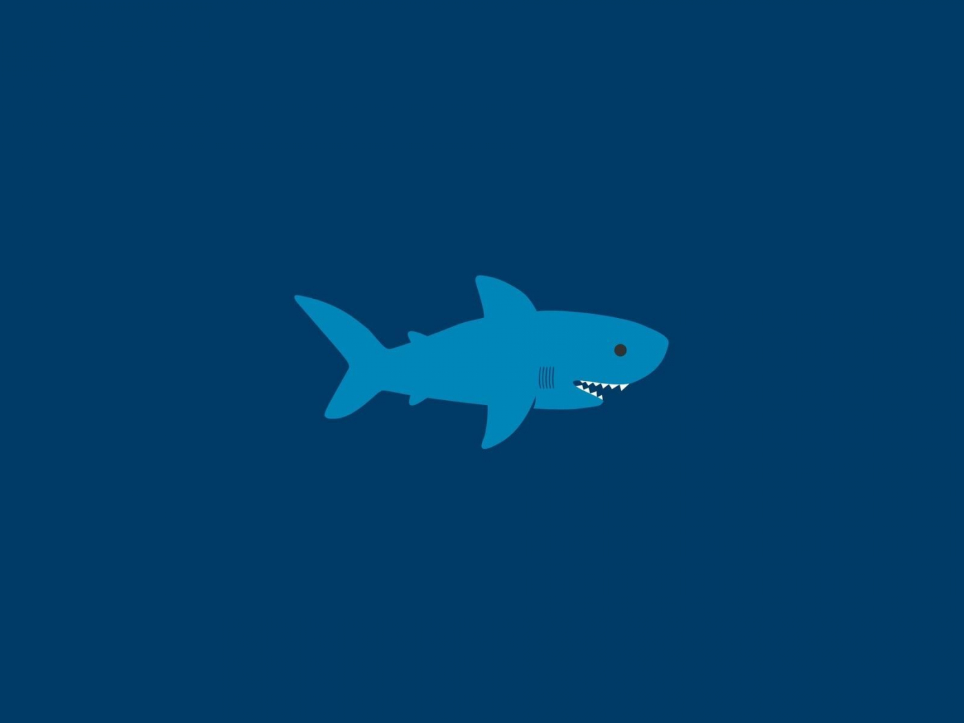 Desktop Wallpaper Shark, Fish, Minimal, HD Image, Picture, Background, 8ifjgc