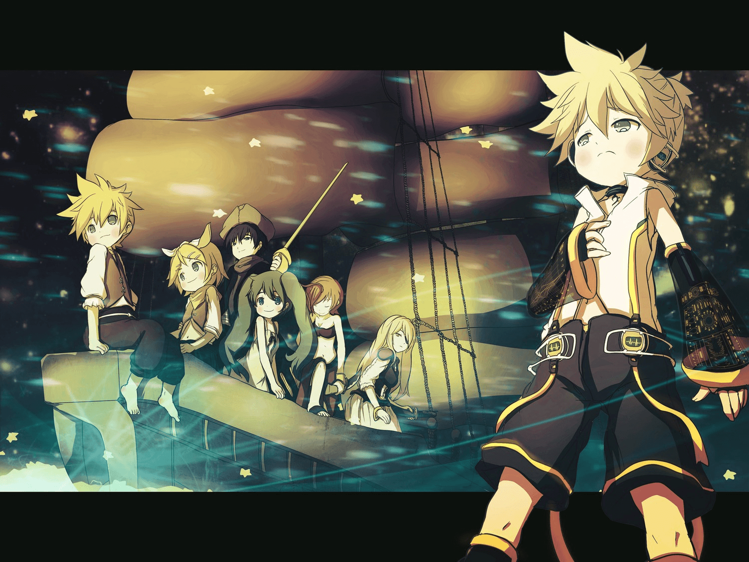 LenXrin and others and Len Kagamine Wallpaper 26421276