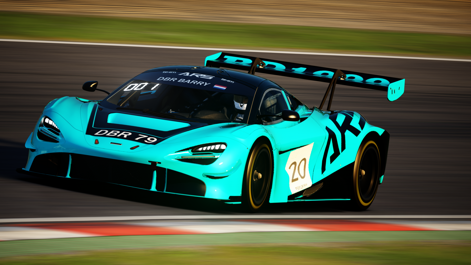 McLaren 720S GT3: assettocorsa