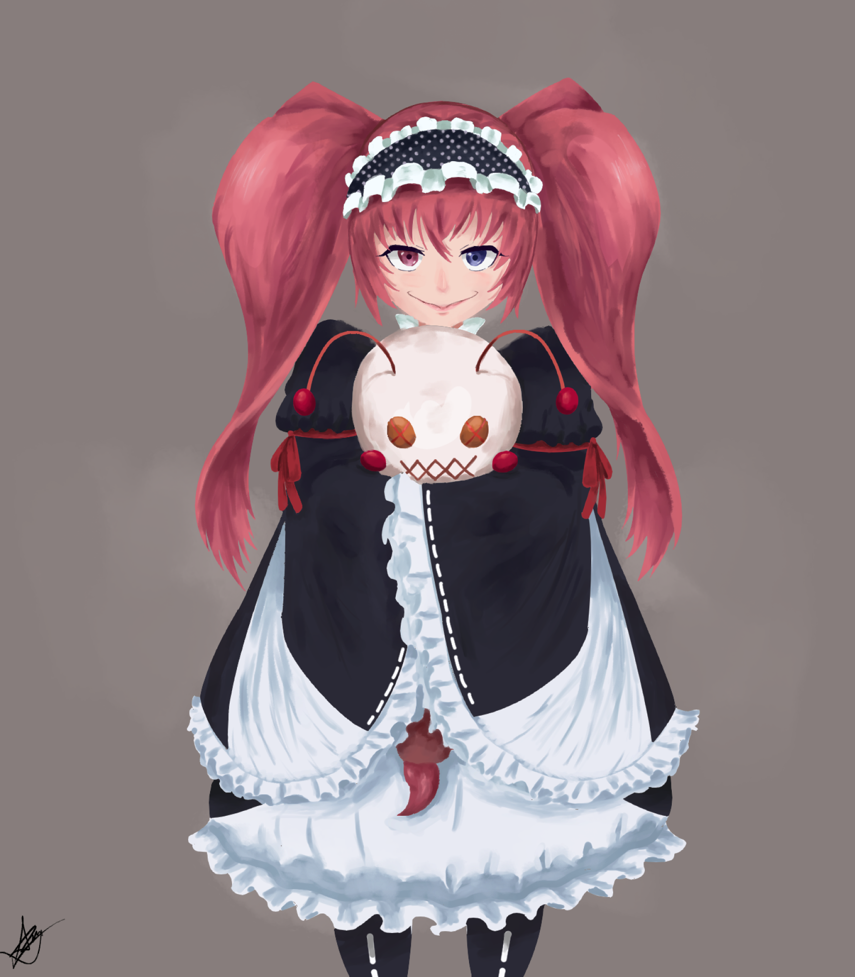 Here's a Mushibami Erimi fanart from Kakegurui×× I did a while back, hope you like it (trying this again because the other was removed): anime