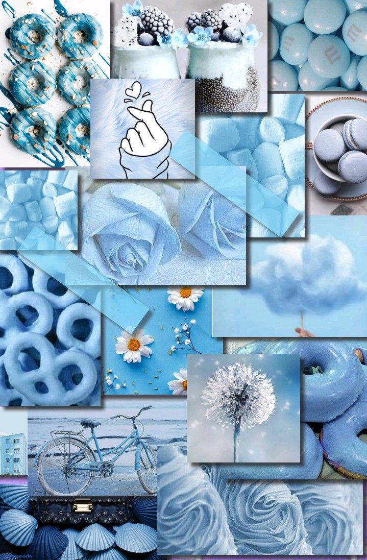 Cute Wallpaper B Light Blue 1. Light blue aesthetic, Blue aesthetic, iPhone wallpaper pattern