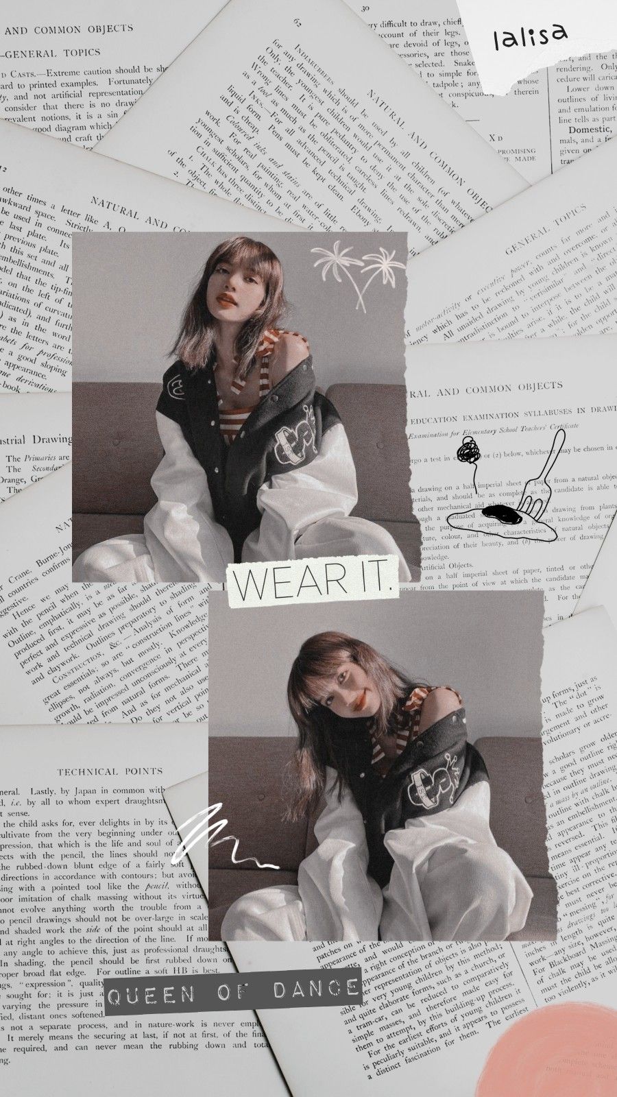 ✰ lisa aesthetic wallpaper↬