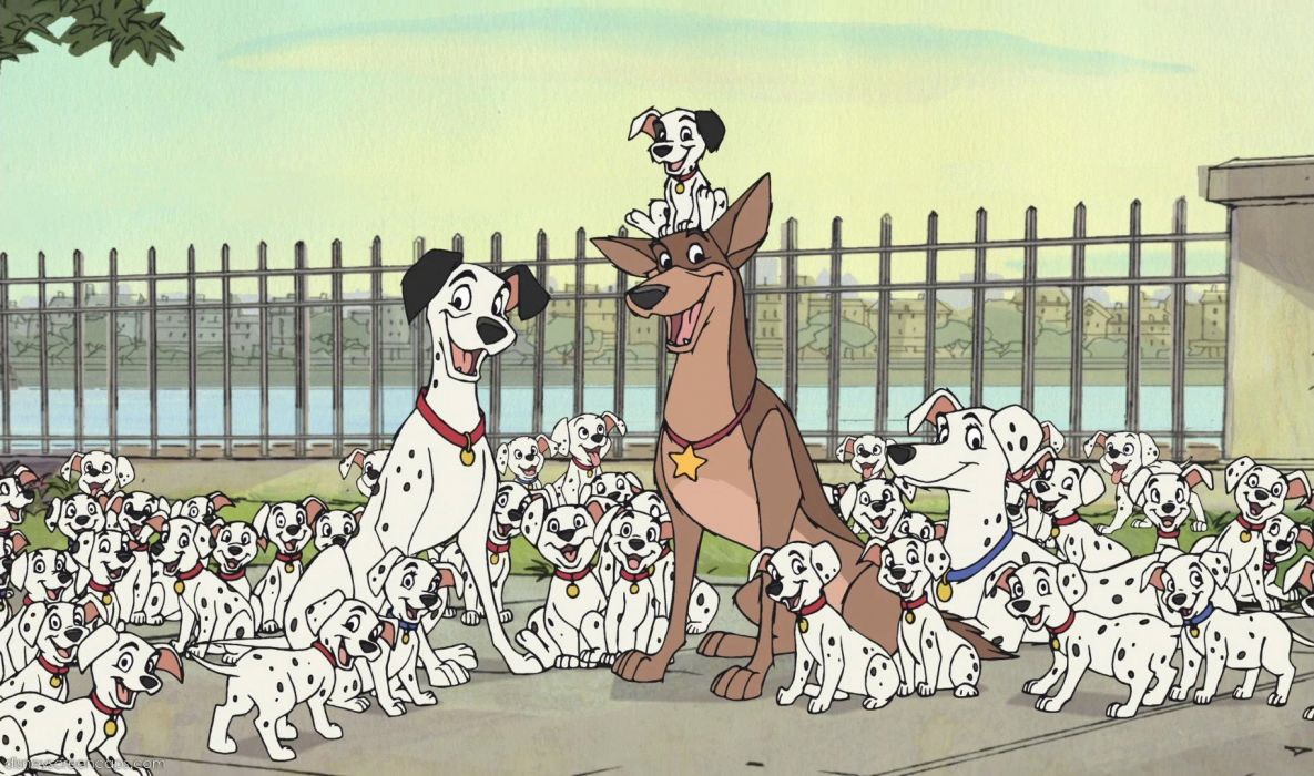 101 DALMATIANS Comedy Adventure Family Dog Puppy 100 Dalmatians Disney Wallpaperx1080