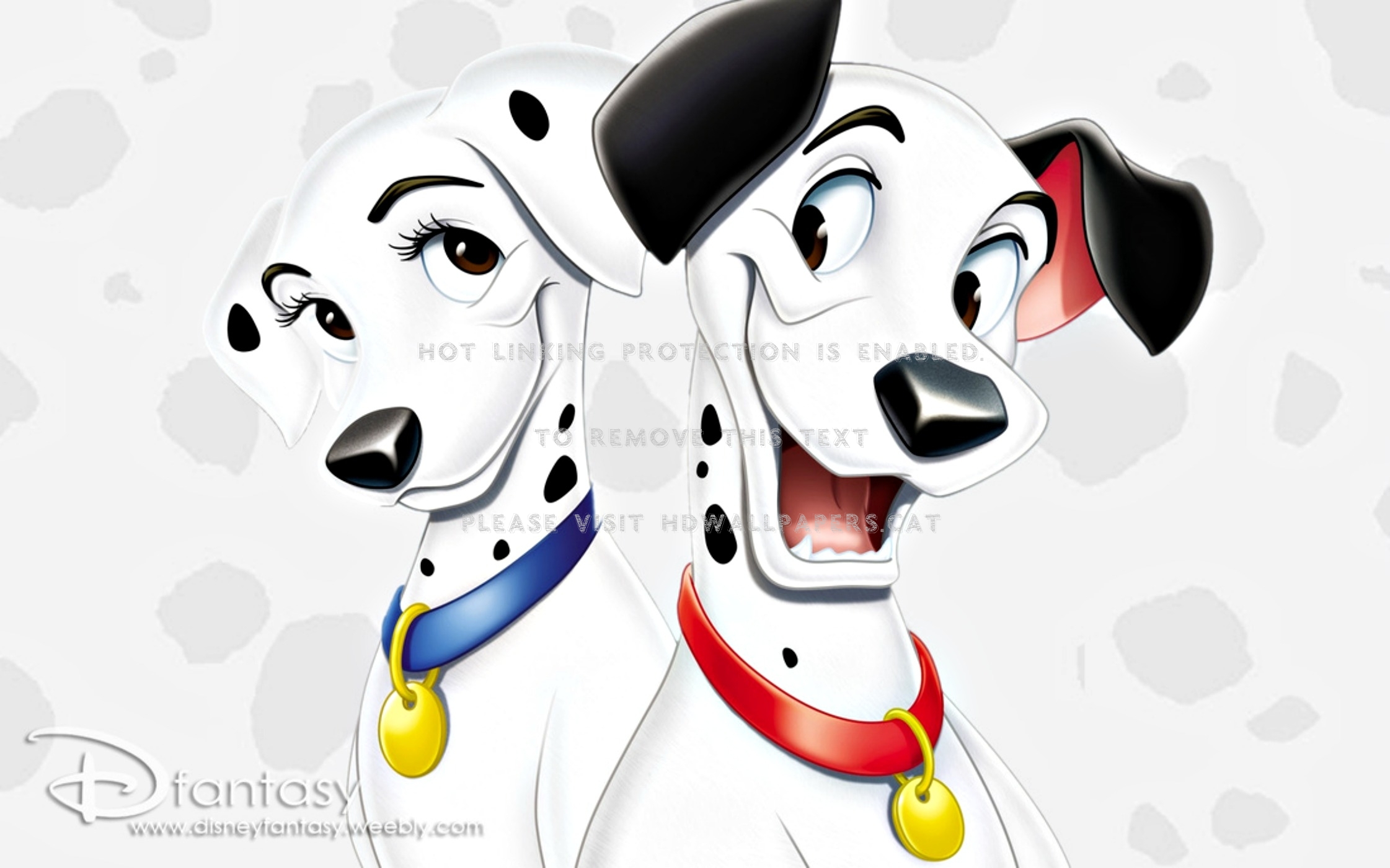 Dalmatians Anime Red Dog Spot White 101 Dalmatians