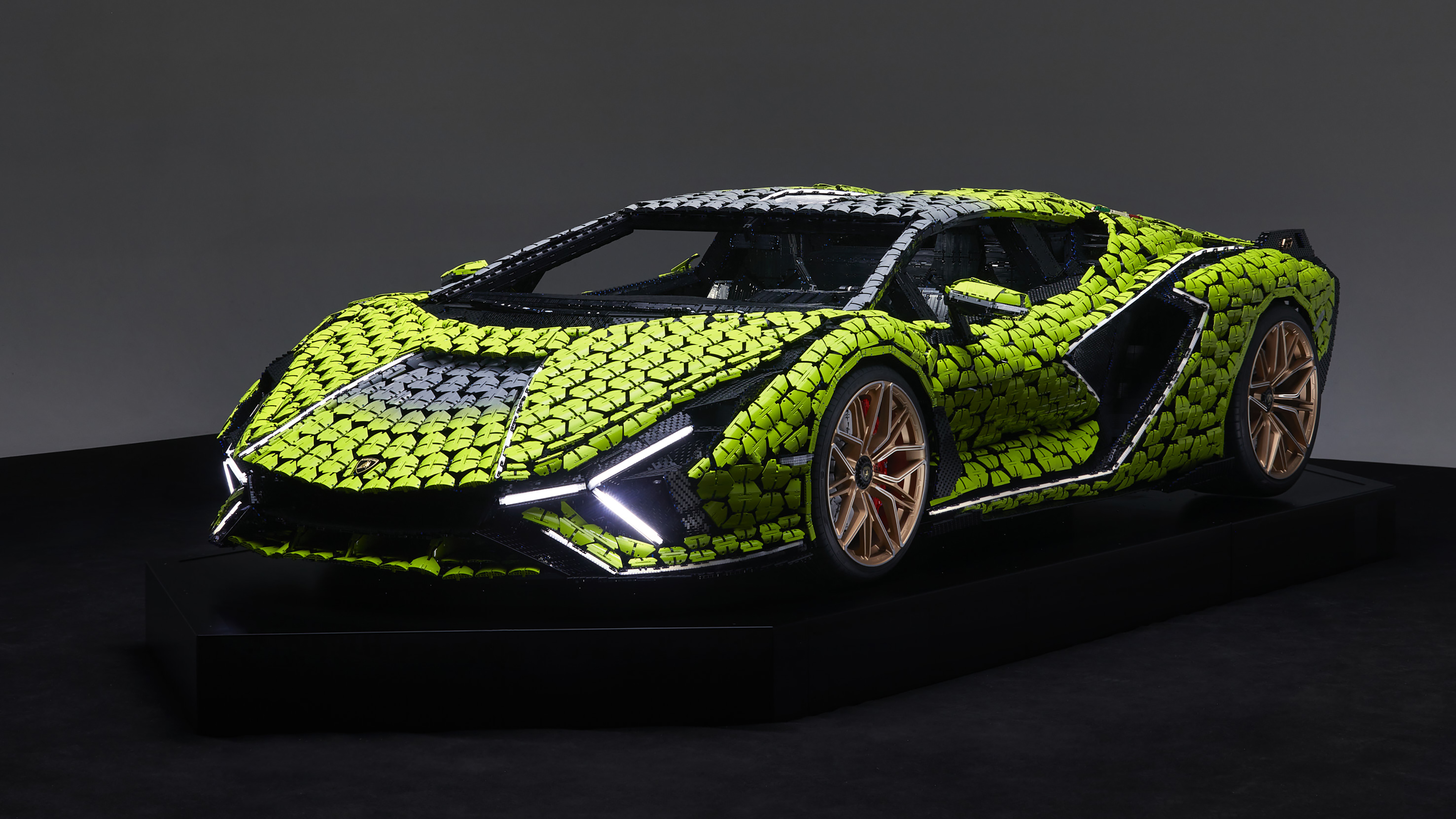 LEGO Lamborghini Sián FKP 37 2021 4K 3 Wallpaper. HD Car Wallpaper