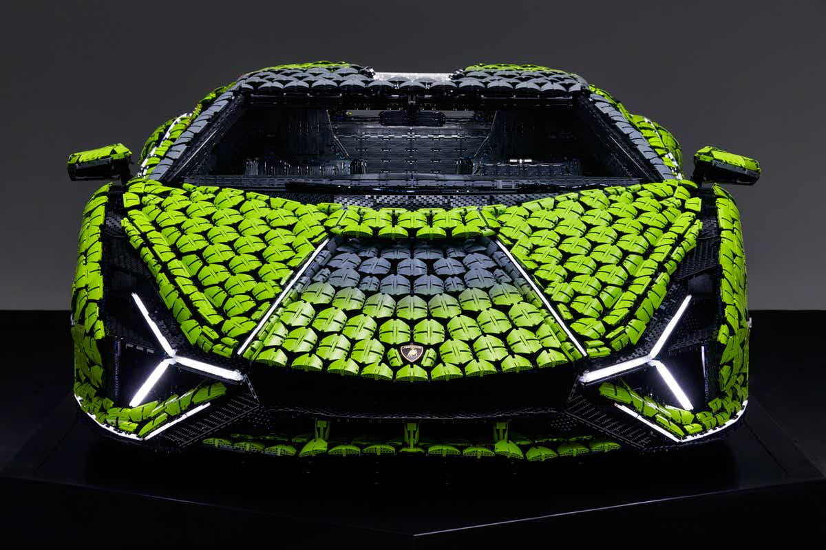 A New Thunderbolt Strikes: Life Size Lamborghini Sián FKP 37 Built From Over 000 LEGO® Technic™ Pieces Unveiled Us.com US