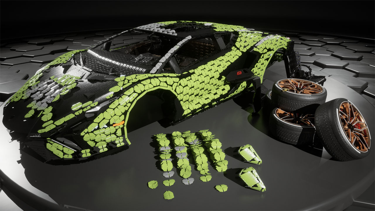 Lamborghini And Lego Build A Life Size Sian FKP 37