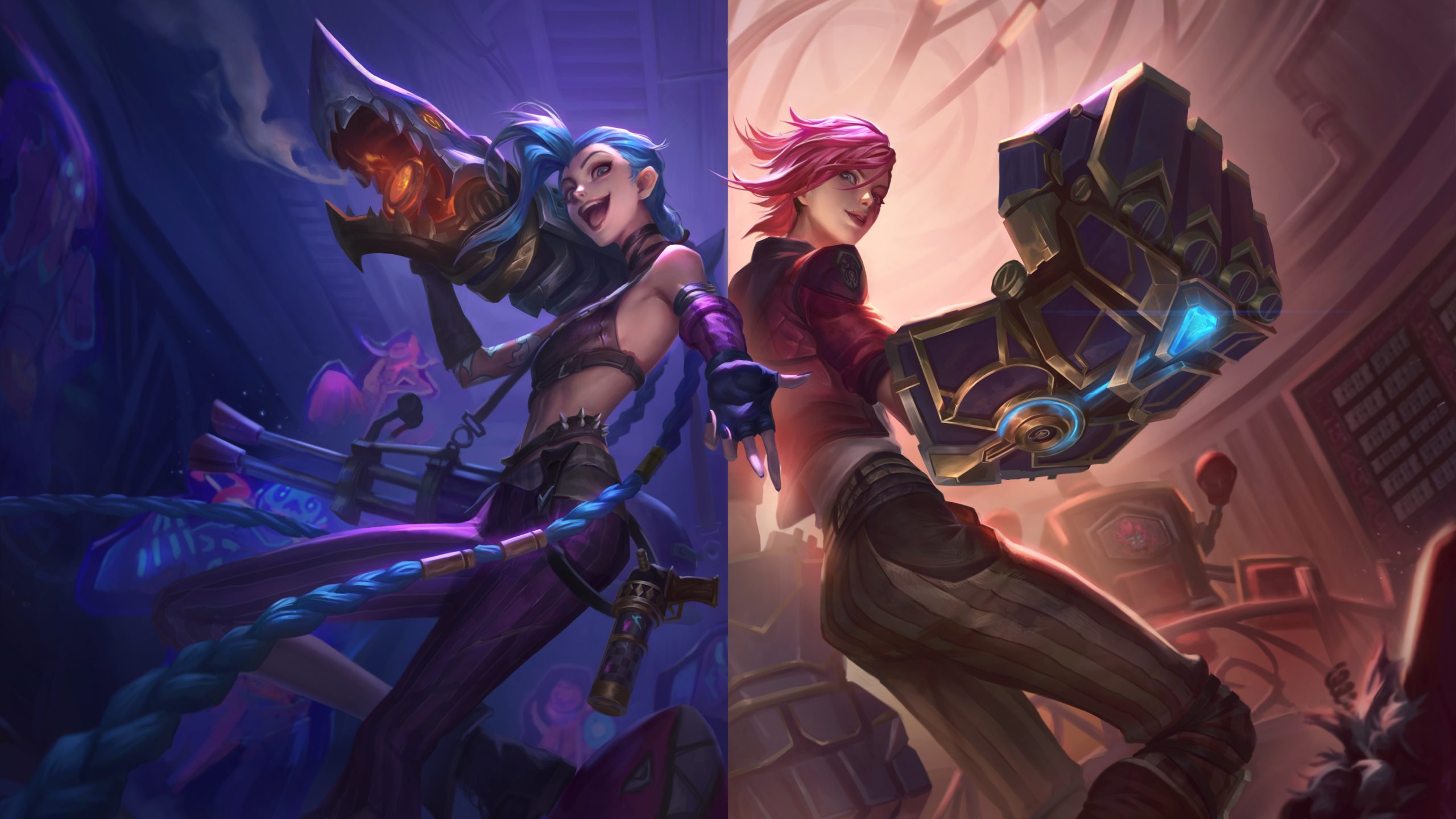 How to get Arcane Jinx and Vi skins in Wild Rift