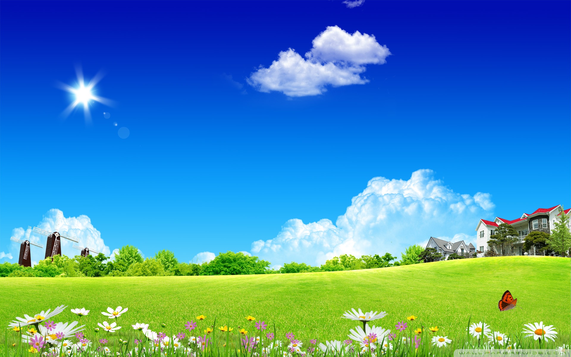 Spring Nature Place Wallpaper