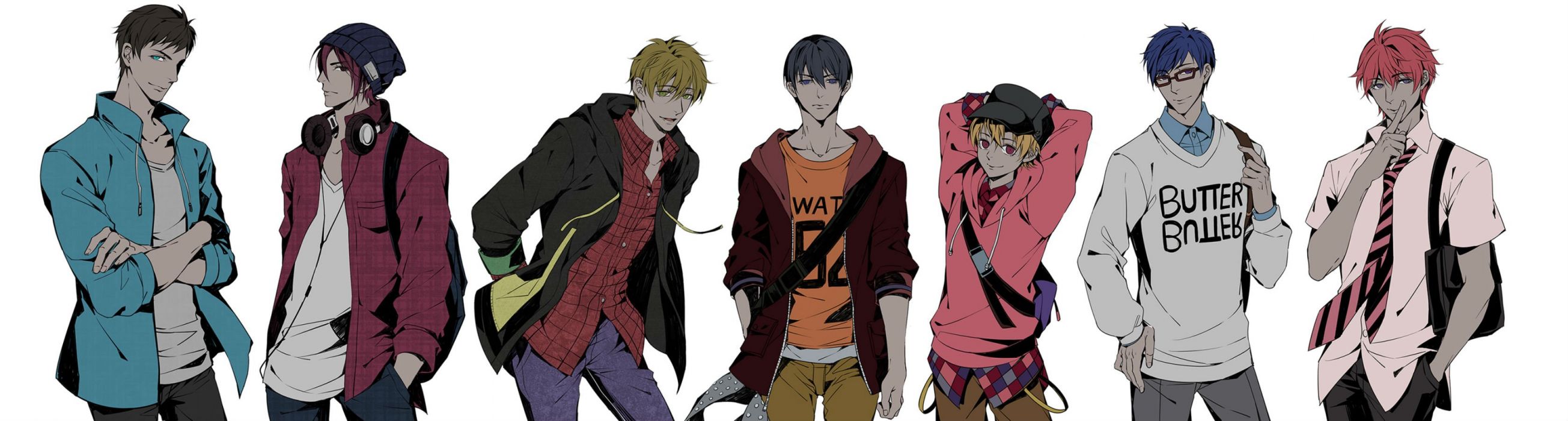 Free! Nanase Haruka (Free!) Kisumi Shigino Tachibana Makoto Yamazaki Sosuke wallpaperx900