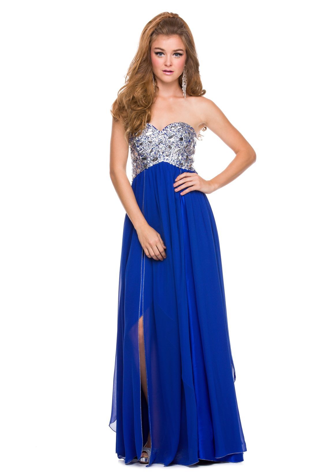 Strapless Royal Blue Prom Dresses Wallpaper (1095×1643). Royal Blue Bridesmaid Dresses, Beaded Evening Gowns, Prom Dresses