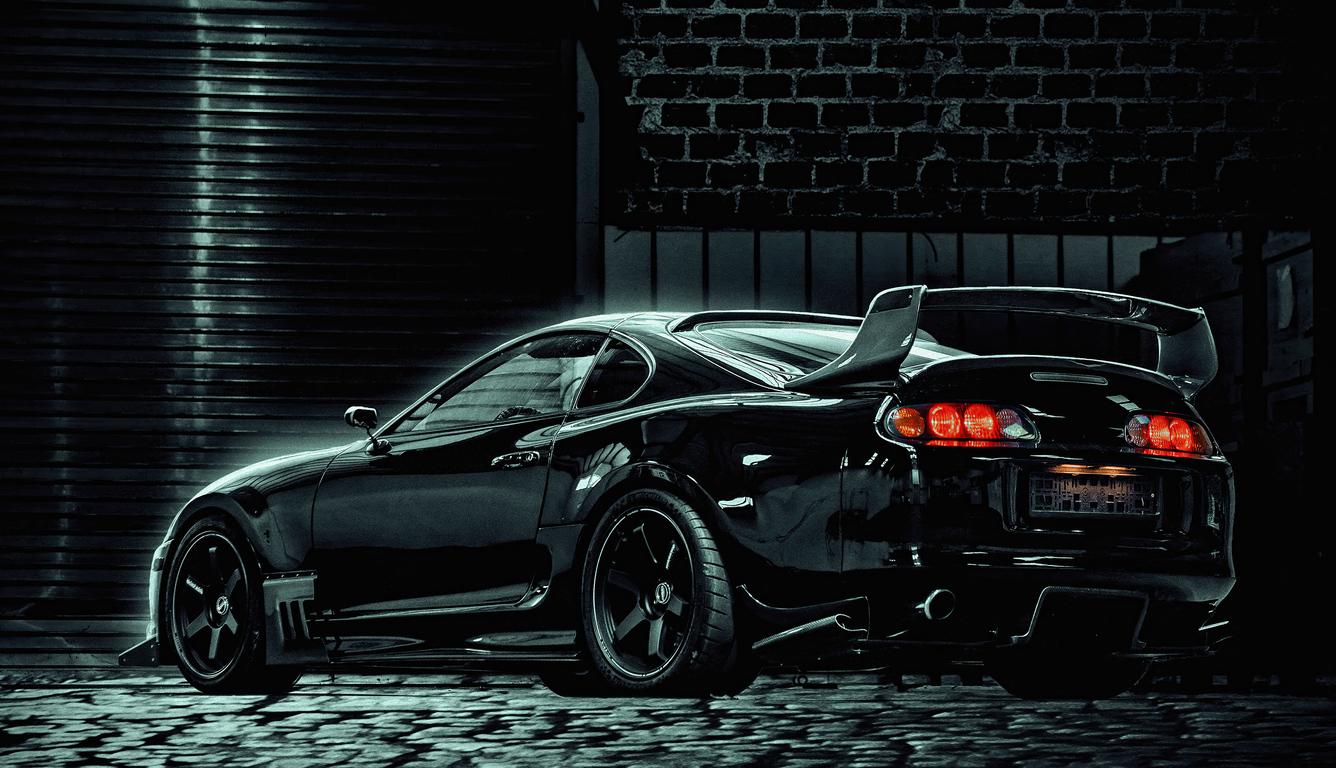 Toyota Supra Black 4k Laptop HD HD 4k Wallpaper, Image, Background, Photo and Picture