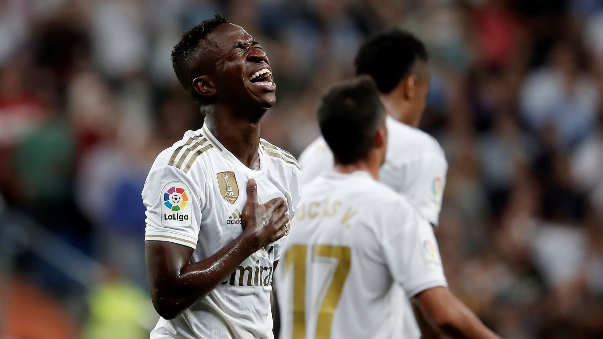 Vinicius Jr: I'm happy and the goal is a massive weight off my shoulders