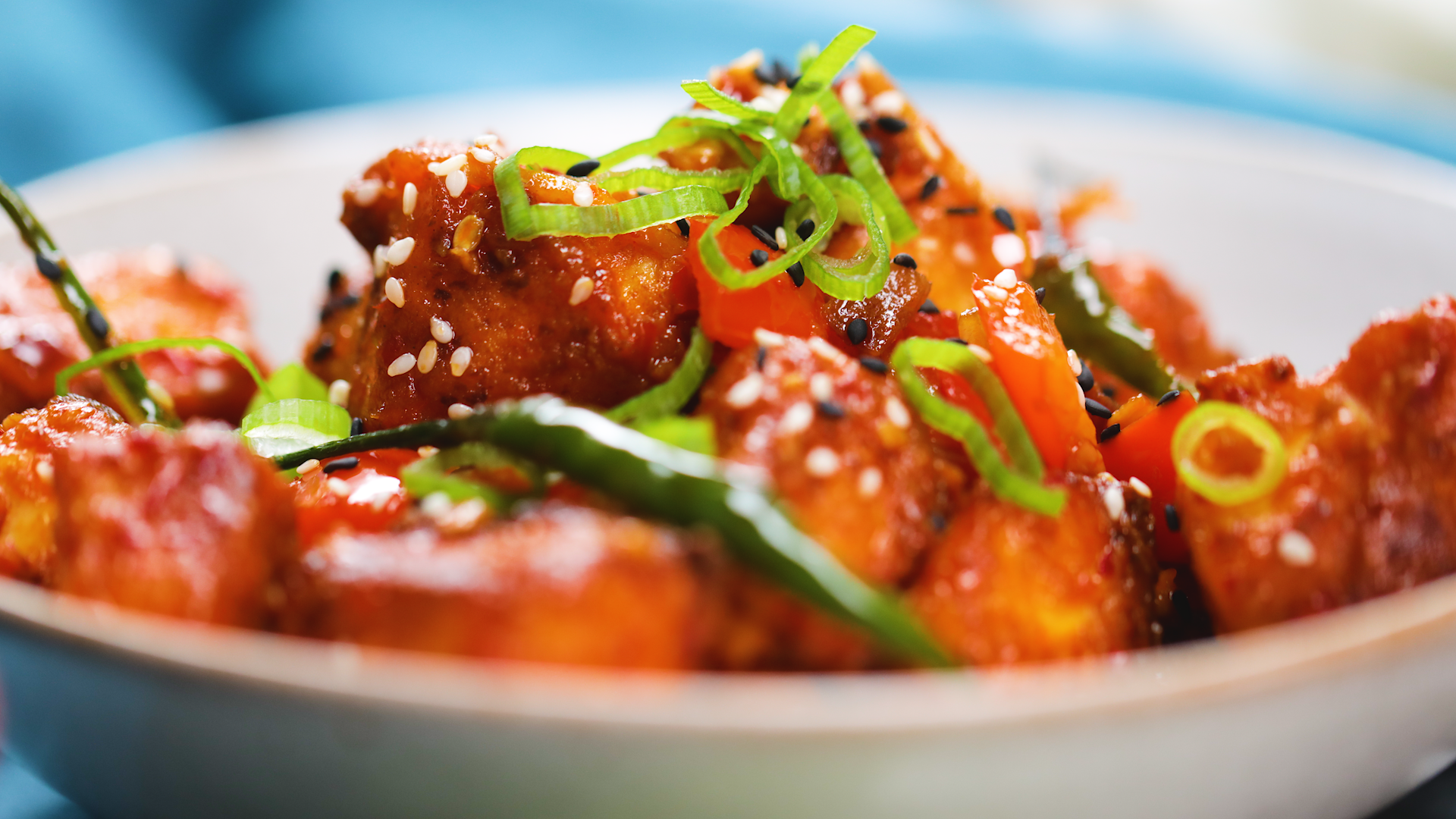 Chilli Paneer Fry With Homemade Paneer