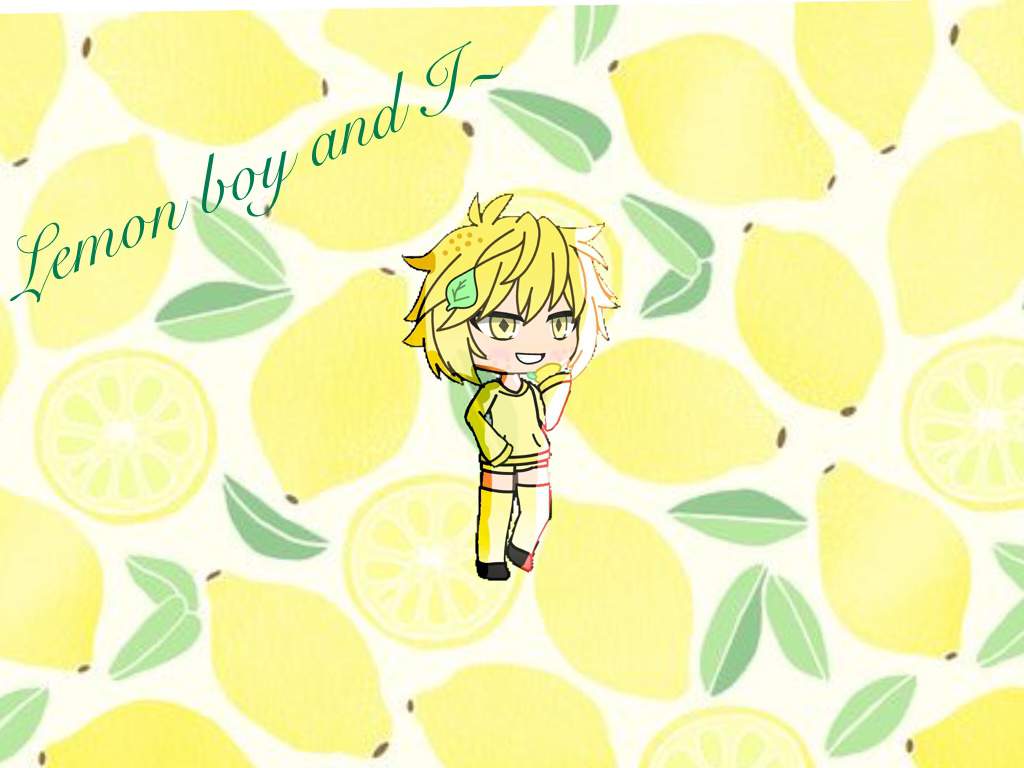 Lemon Boy. Gacha Life Amino
