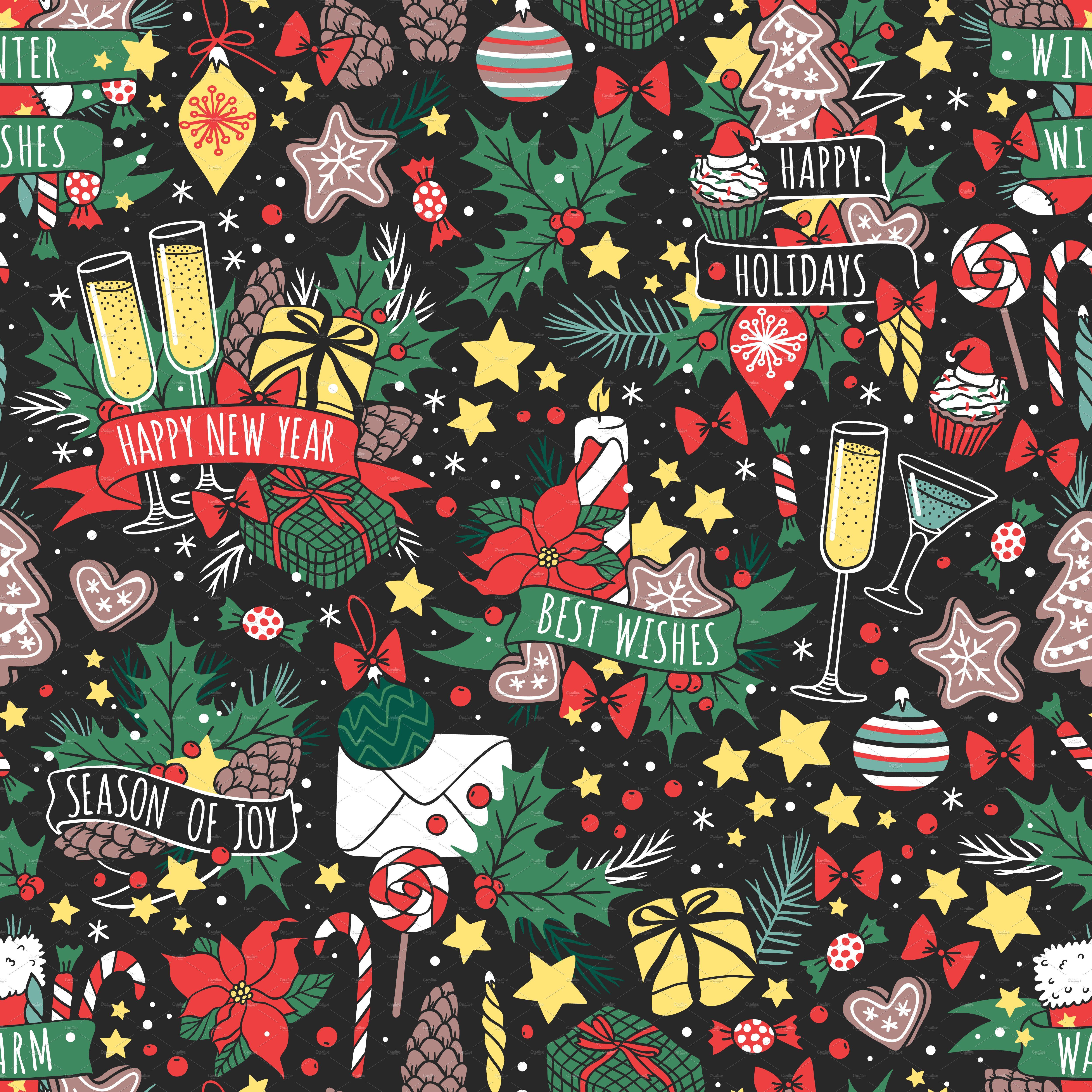 Christmas seamless pattern vector. Christmas pattern background, Christmas pattern, Christmas backrounds