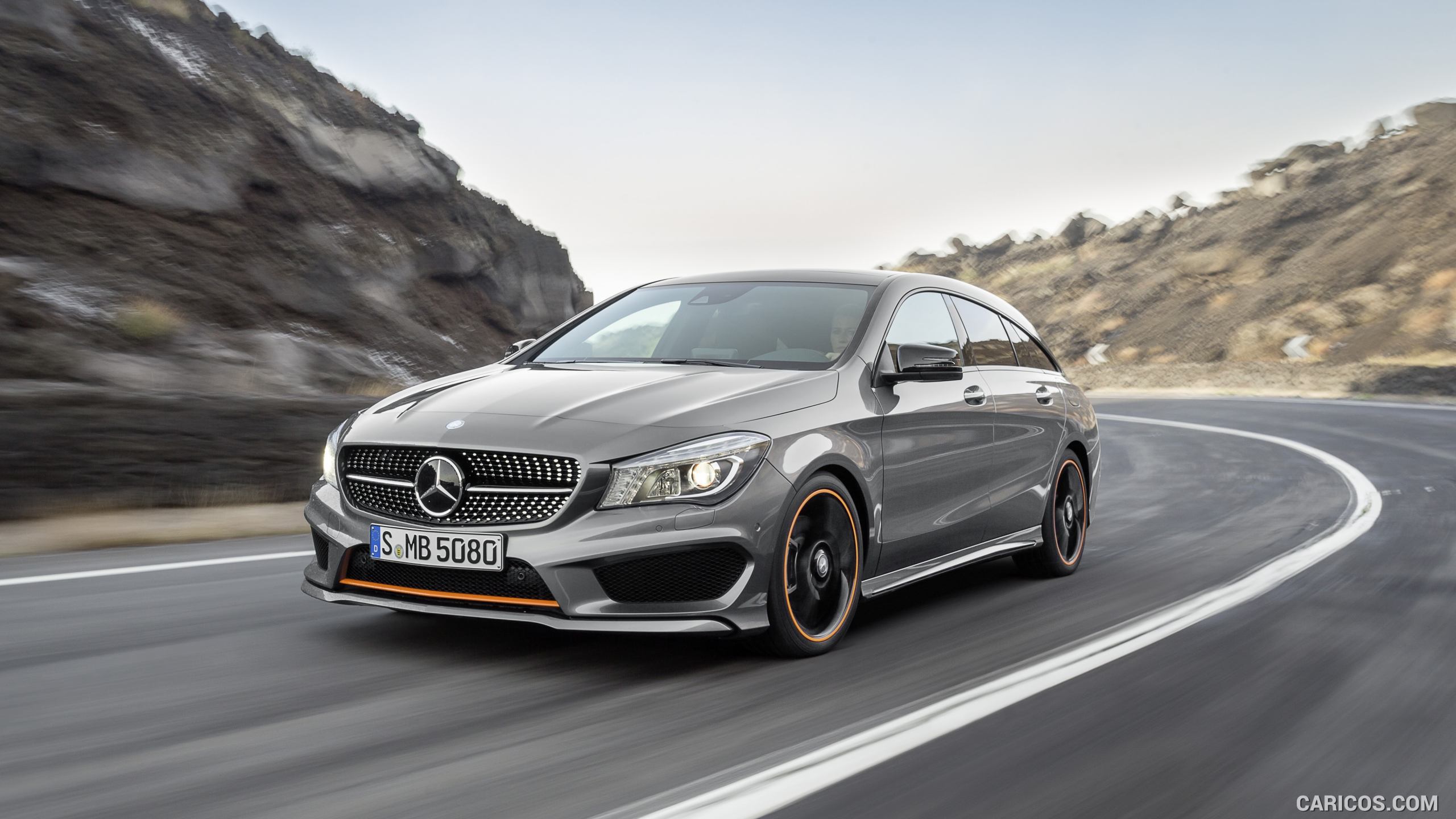 Mercedes Benz CLA Class CLA 250 4MATIC Shooting Brake OrangeArt (Mountain Grey). HD Wallpaper X1080
