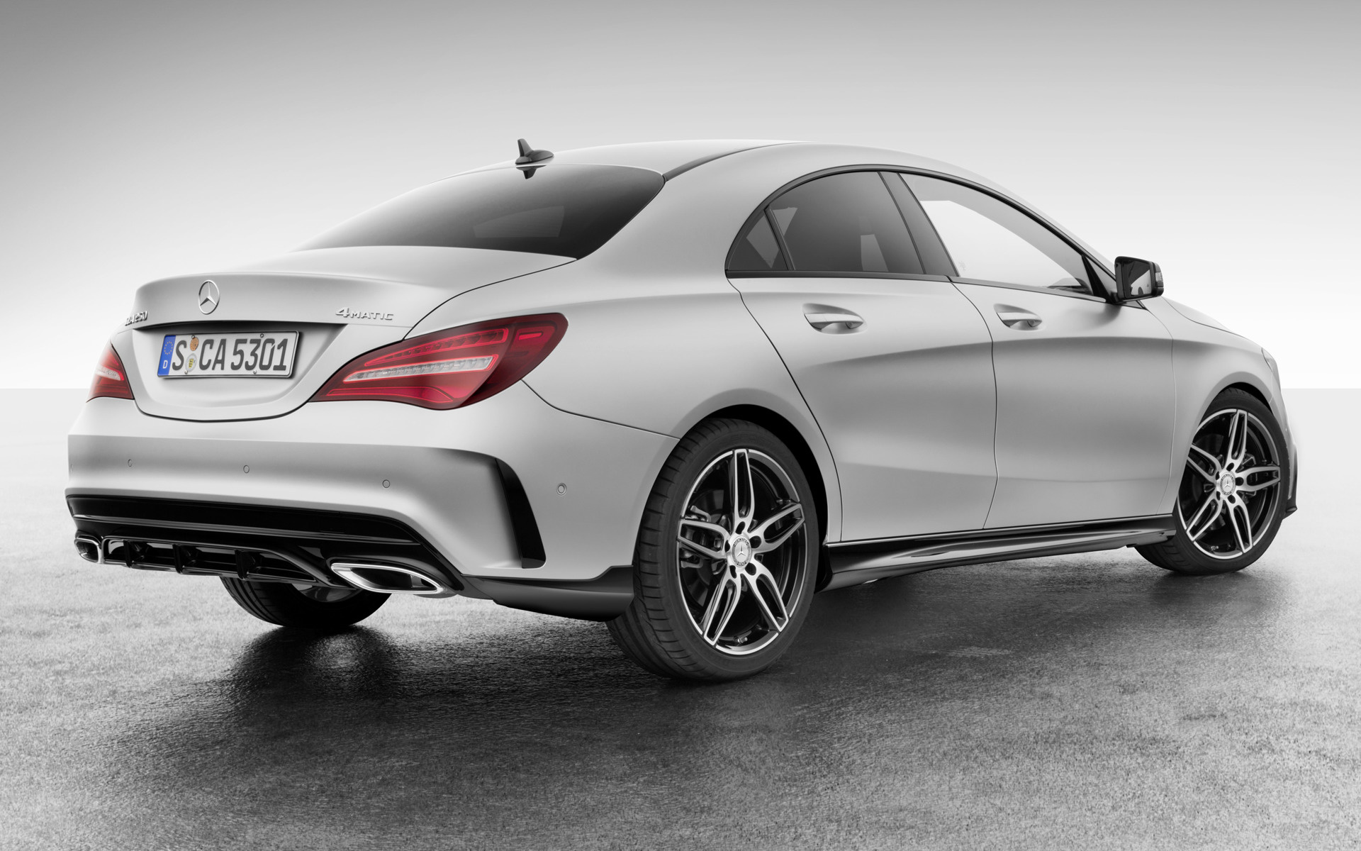 Mercedes Benz CLA Class With AMG Accessories And HD Image