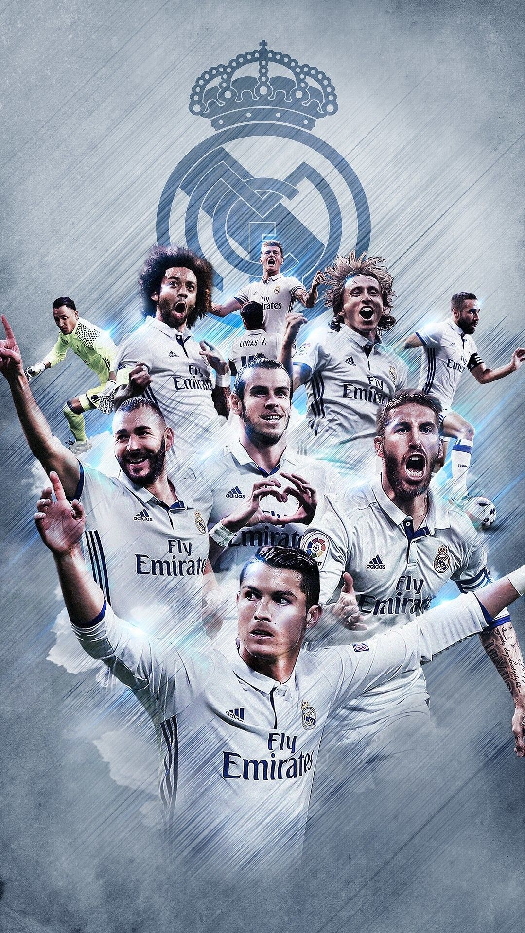 Adidas Real Madrid Squad Wallpaper