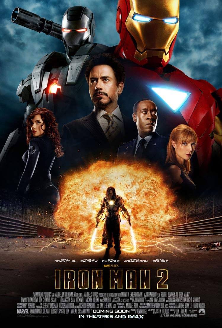 IRON MAN 2 MOVIE POSTER 2 Sided ORIGINAL RARE INTL 27x40 ROBERT DOWNEY JR.: Prints: Posters & Prints